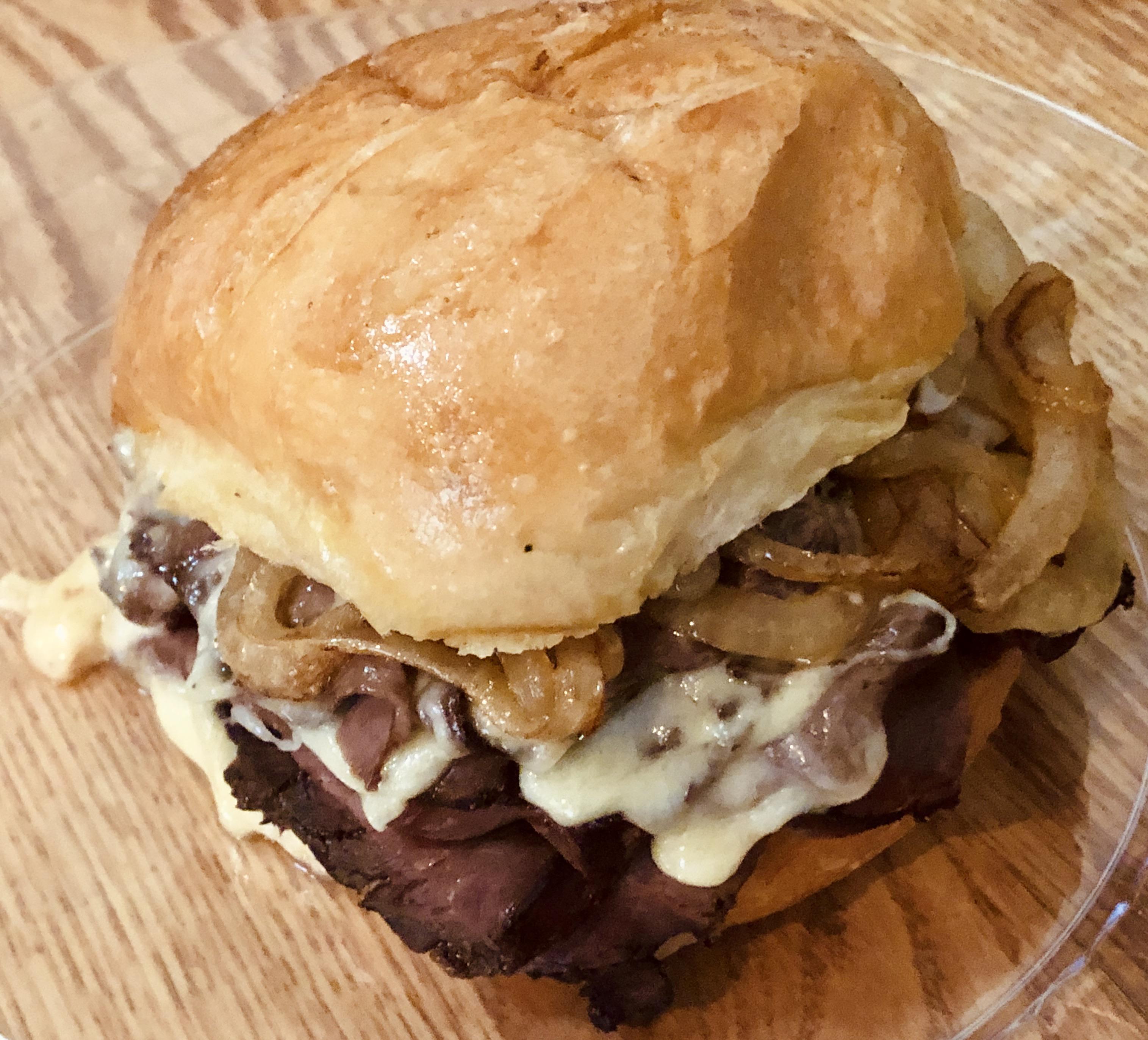 [Homemade] London Broil Roast Beef, Sharp White Cheddar, and