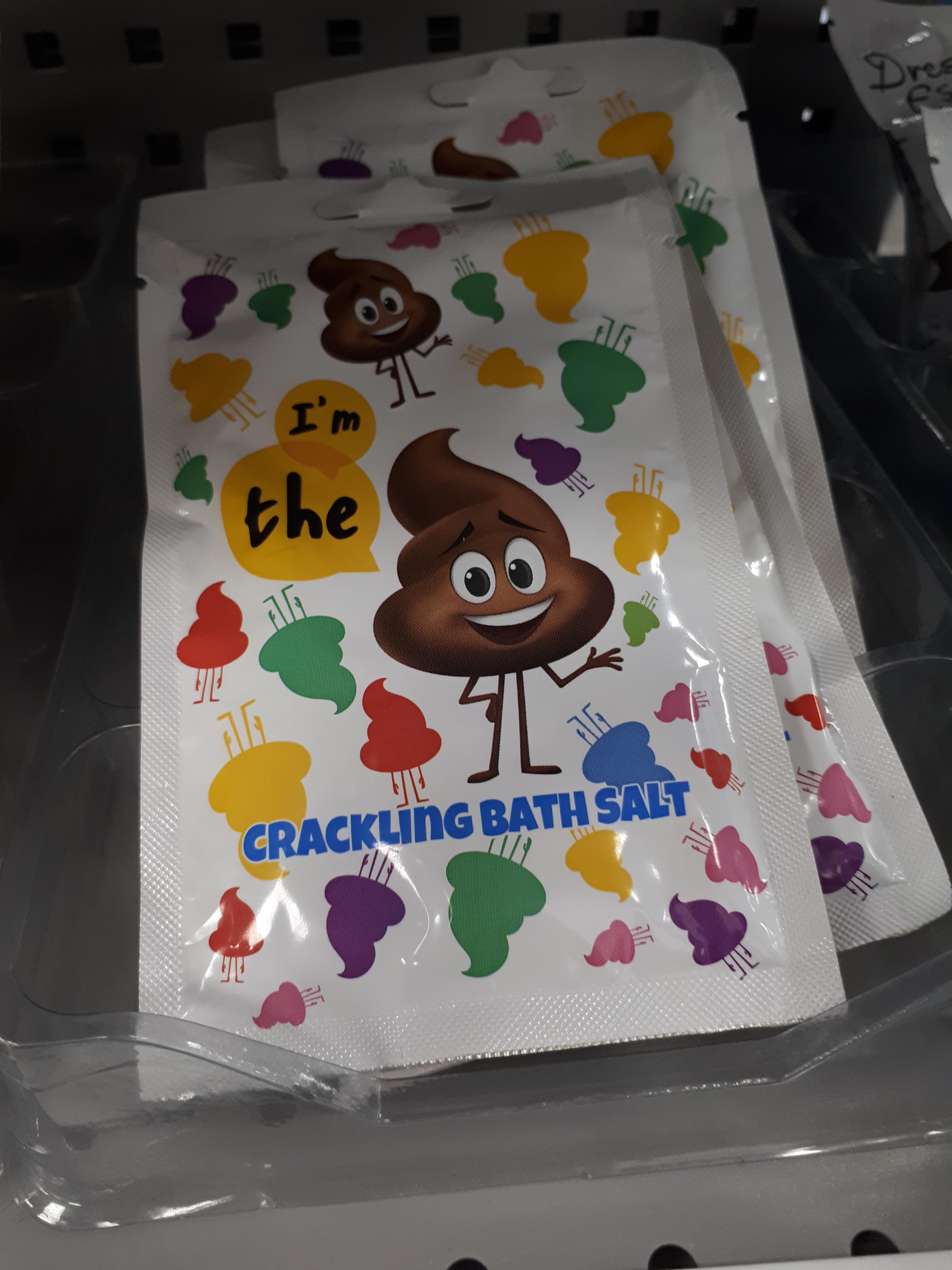 Poop emoji bath salt r/ofcoursethatsathing