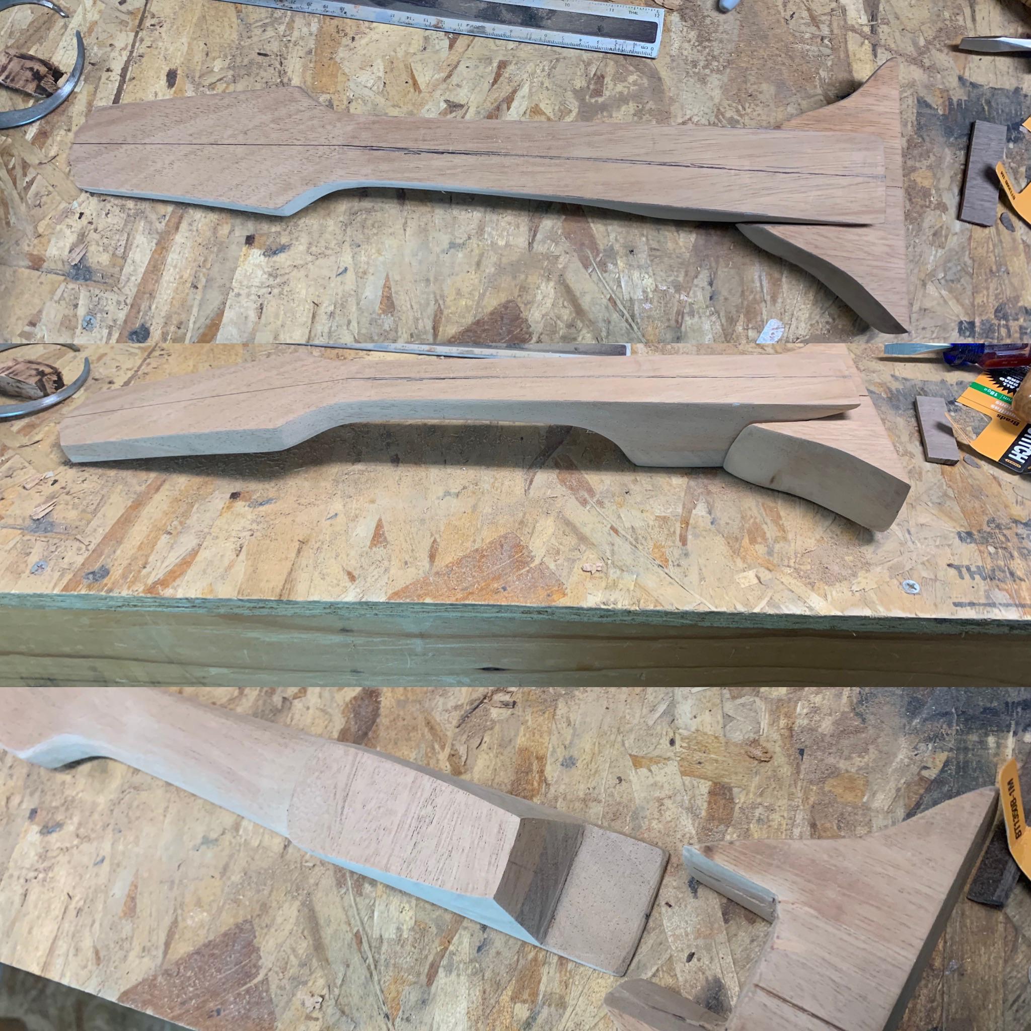 Mandolin from scratch cont. got my neck joint made. It’s a pretty good