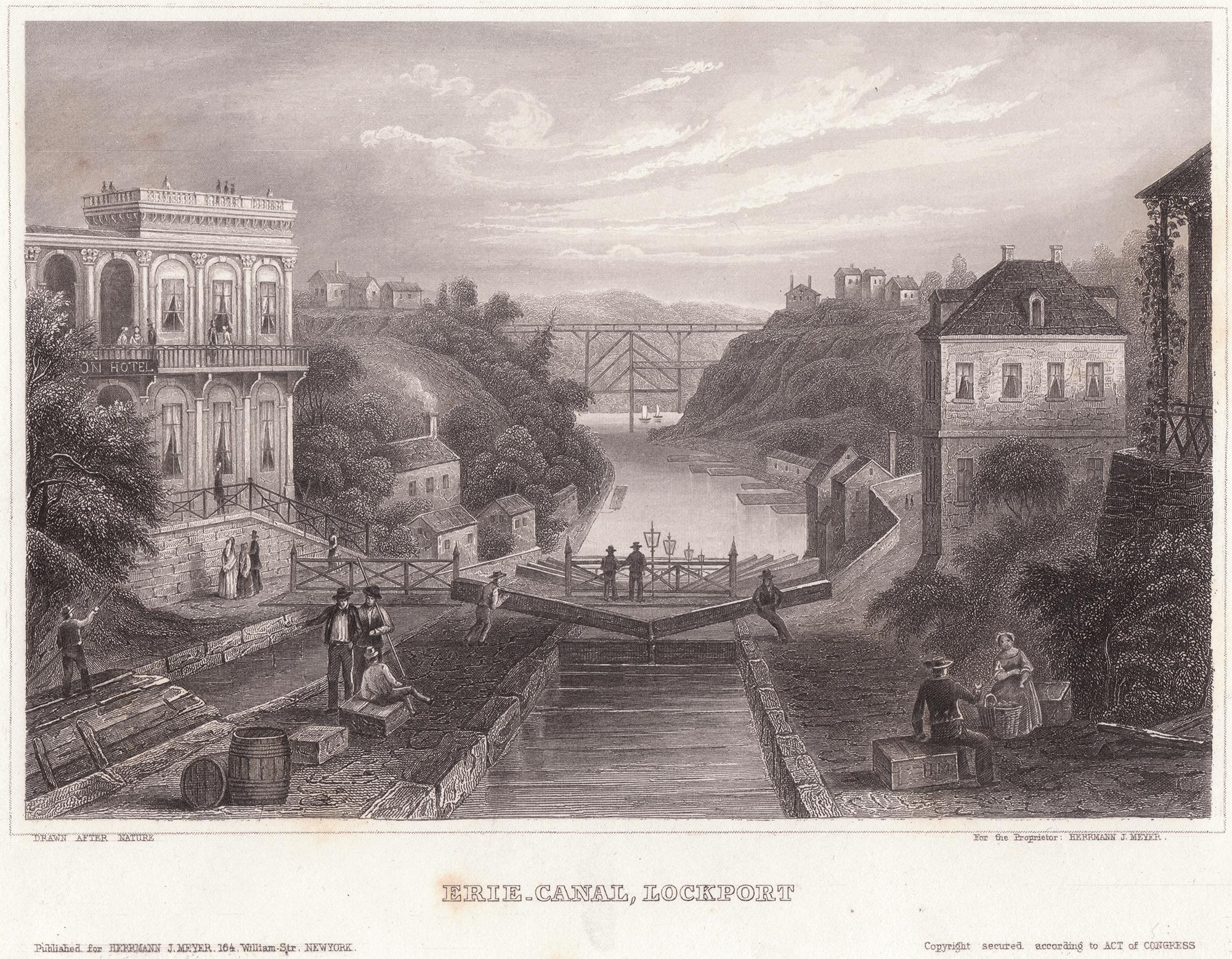 TDIH July 4, 1817, In Rome, New York, construction on the Erie Canal