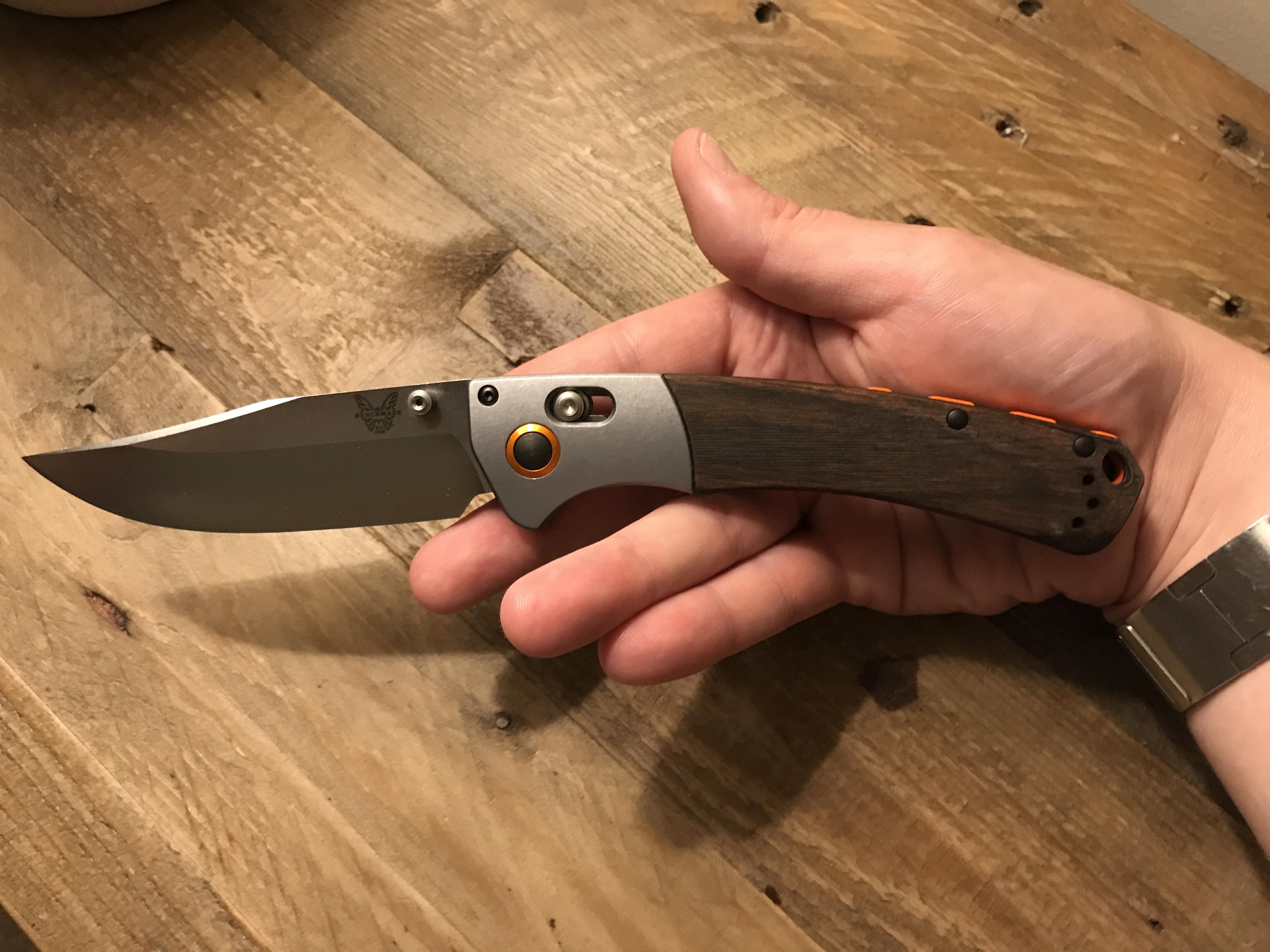 (My first Benchmade) Crooked River r/knives