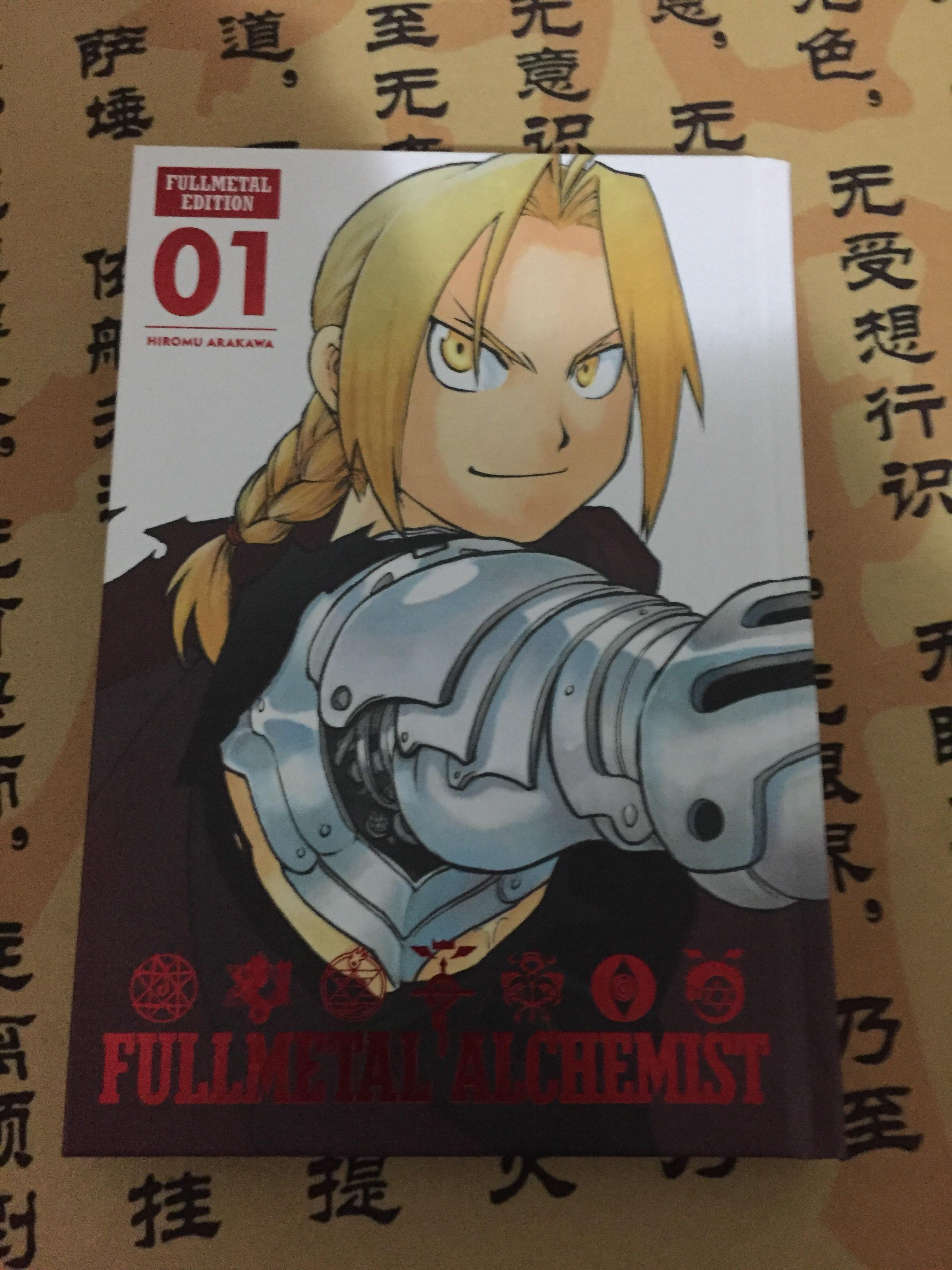 Got the 1st volume of fullmetal alchemist FullmetalAlchemist