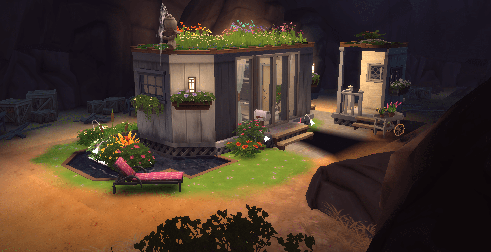 Little naturegazebo build I made for Grotto! My gallery ID