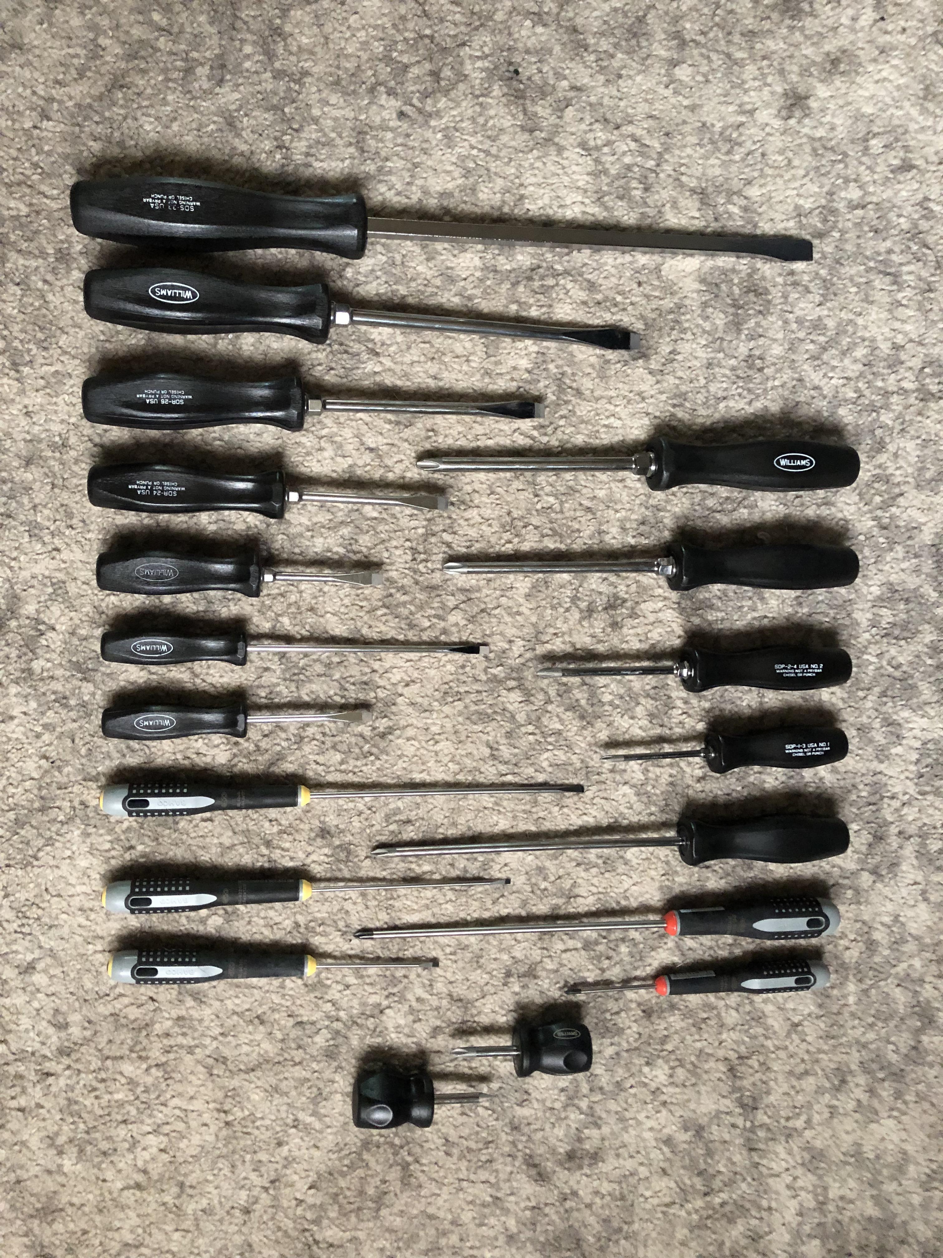 New Williams/Bahco screwdriver set r/Tools