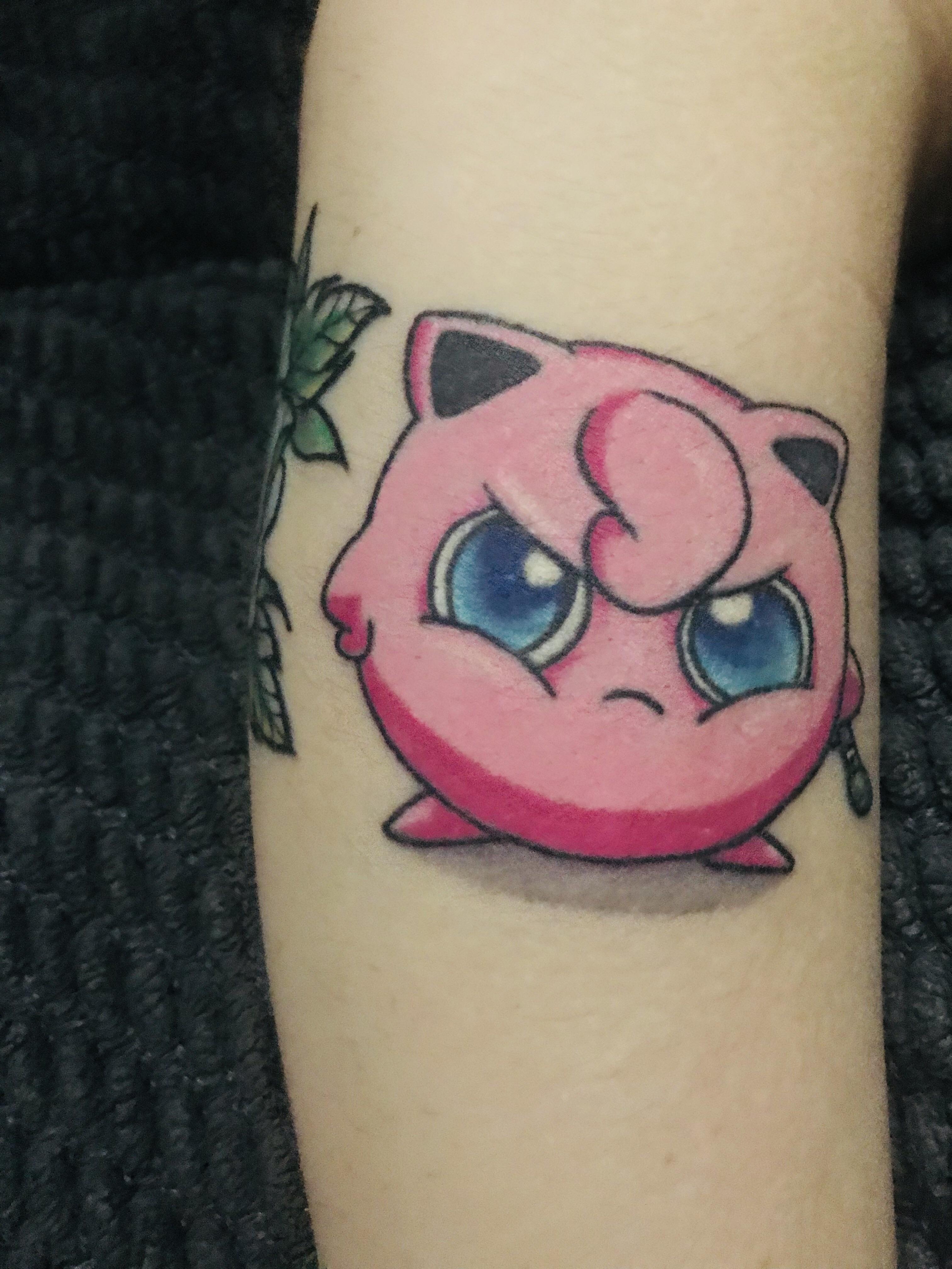Jigglypuff by Casper at Dv8 Tattoo in Concord, CA tattoos