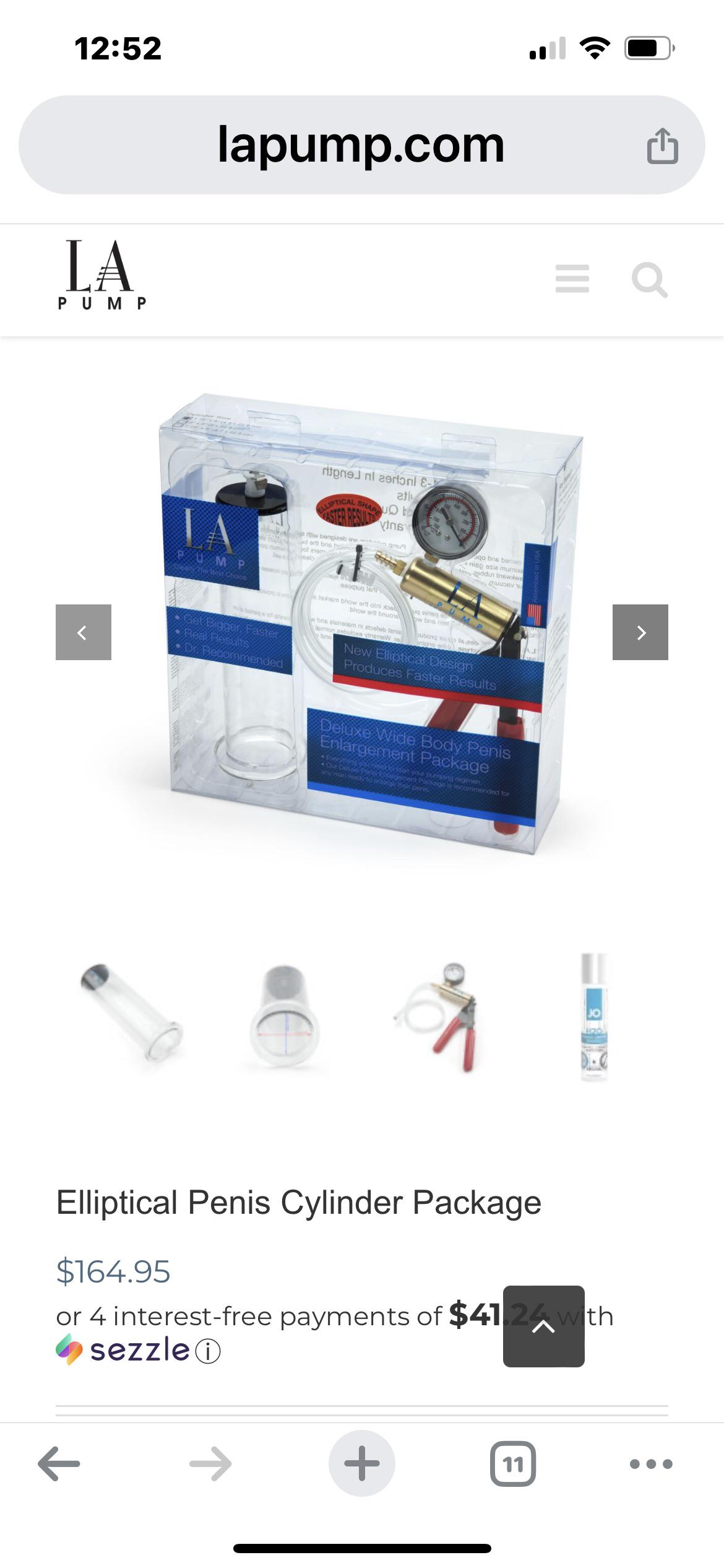 New gear package at LA Pump. They have a new elliptical tube package