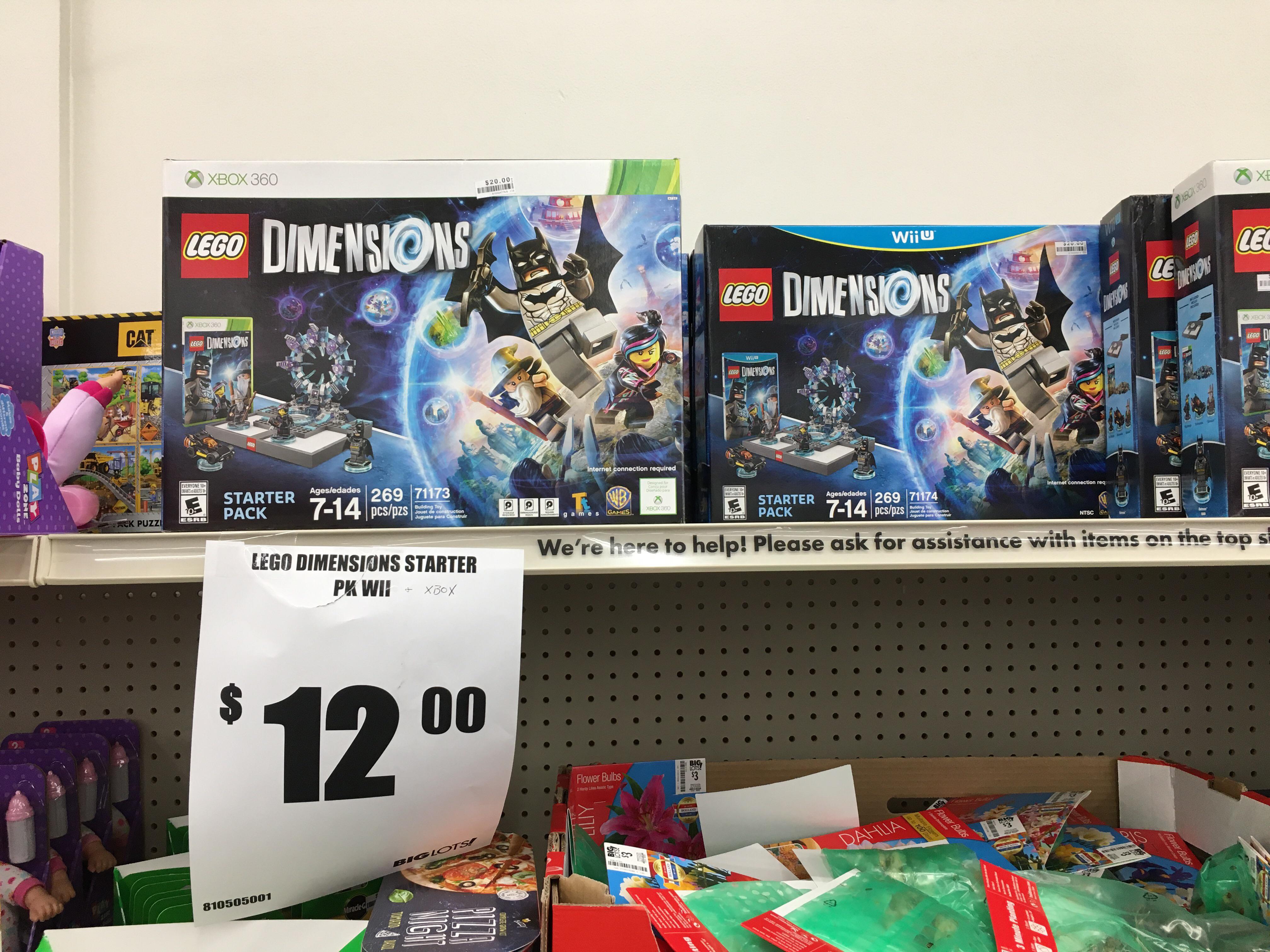 [Big Lots] LEGO Dimensions Starter Pack (71170, 71173, 71174) Marked