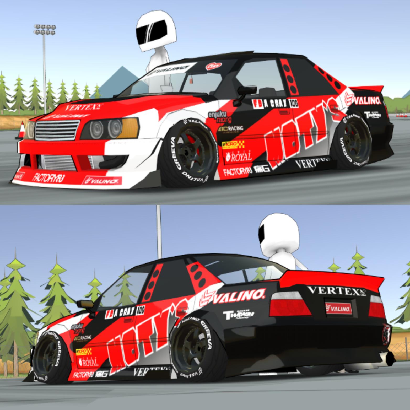 Andy Gray's JZX100 Chaser FRLegendsPaints