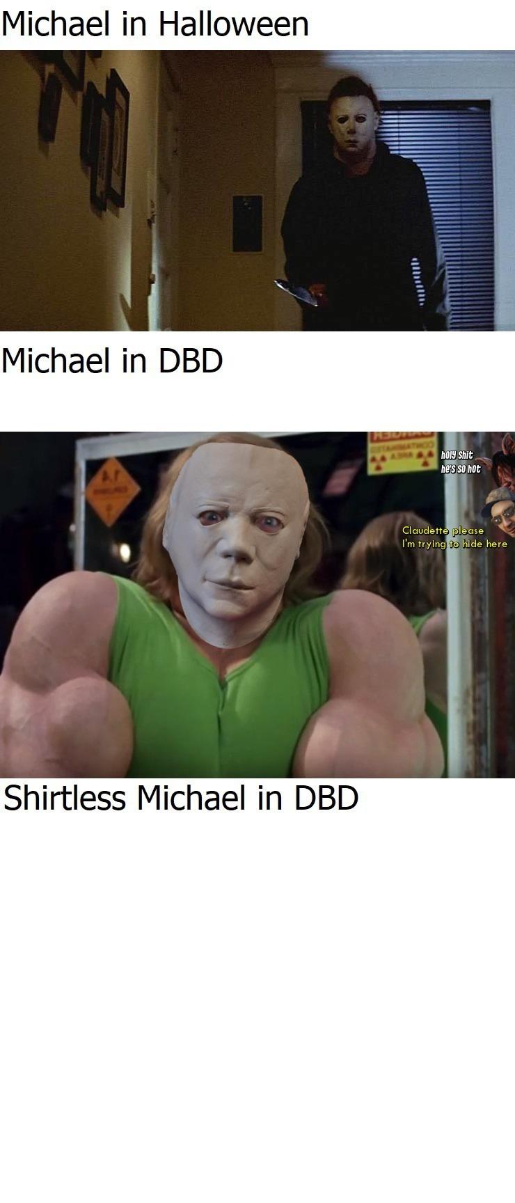 WHY HIS HE SO SWOLE r/deadbydaylight