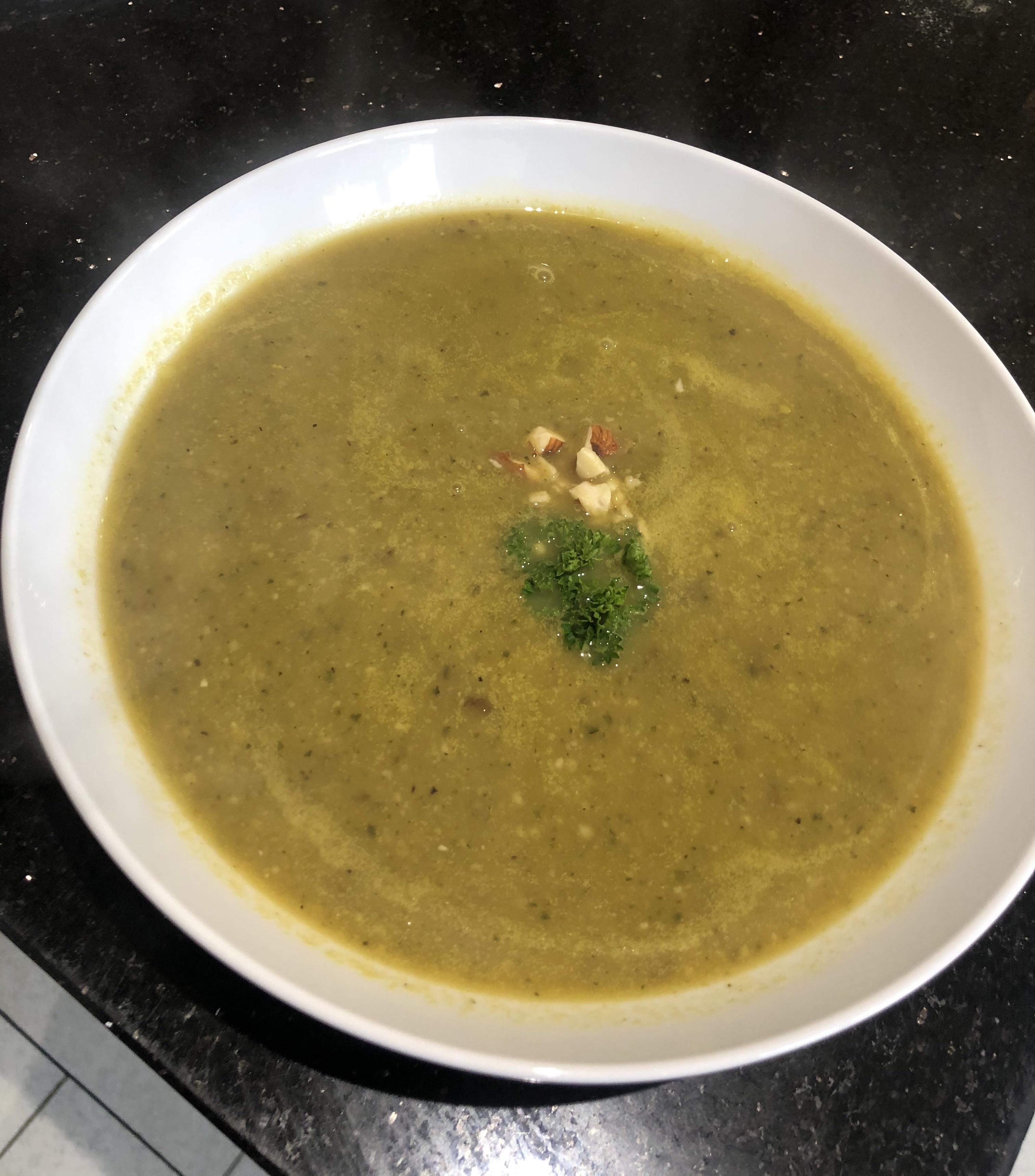 Courgette & Almond Soup r/budgetcooking