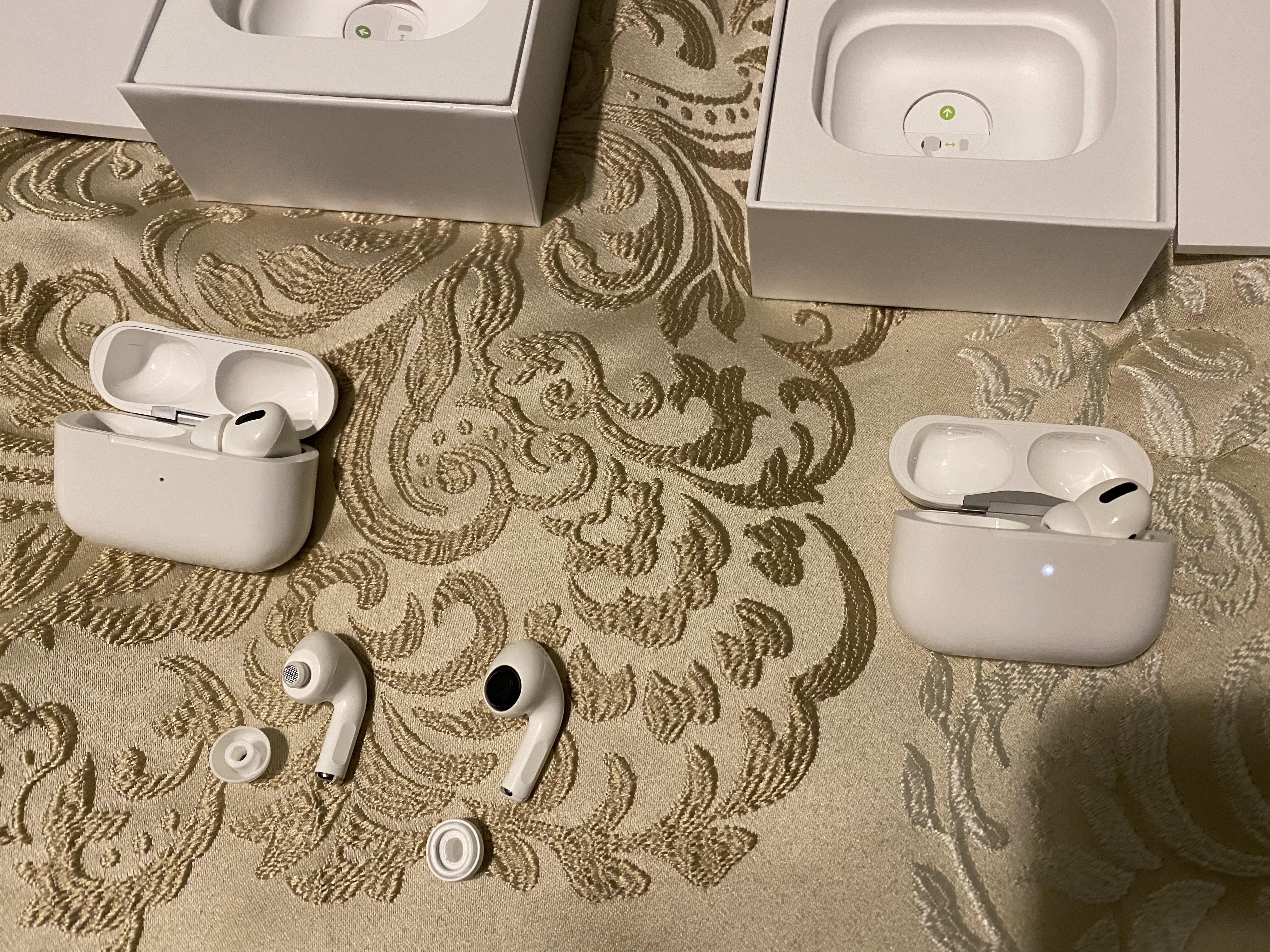 Beware, these “AirPods Pro” shipped to me via amazon. The box on the