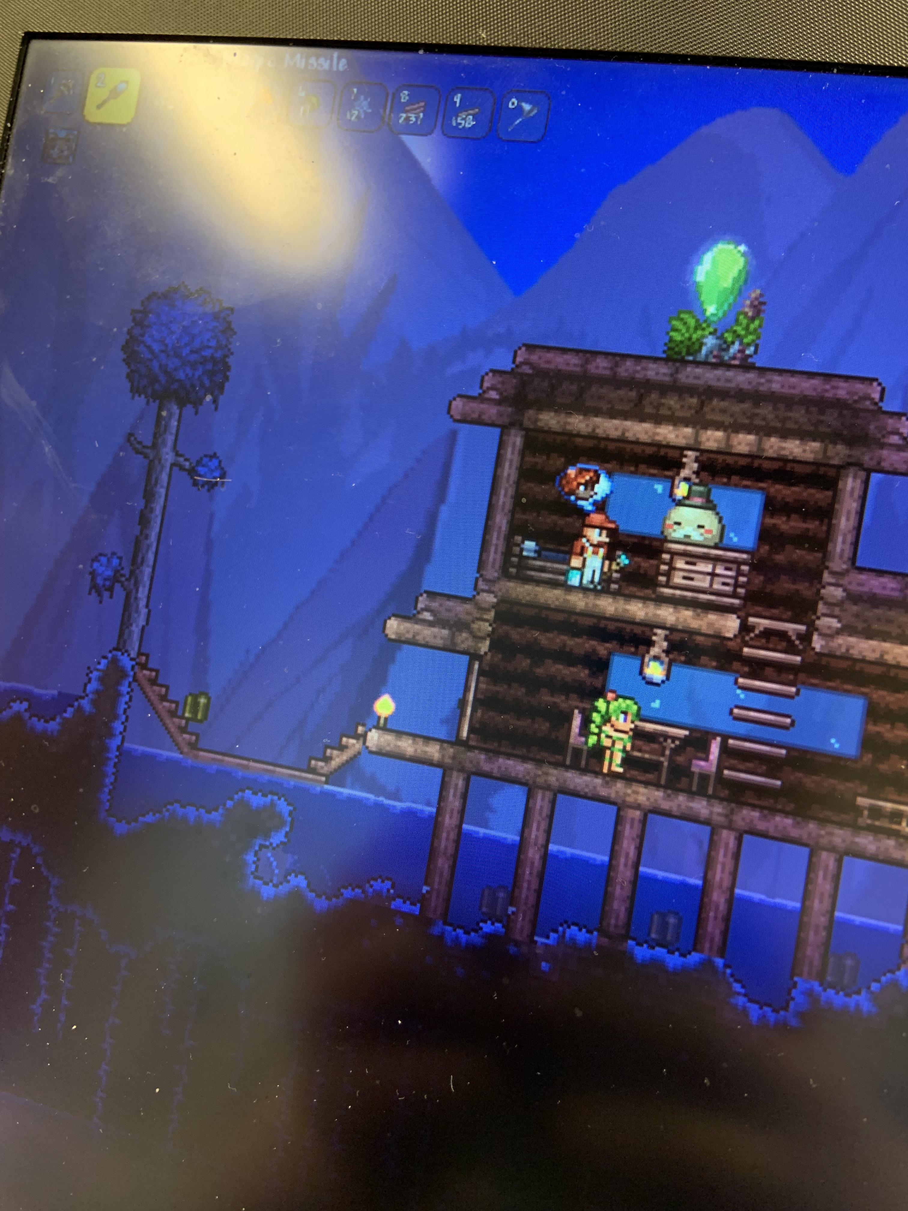 Jungle got hit by the v when going into hardmode, what should I do? r