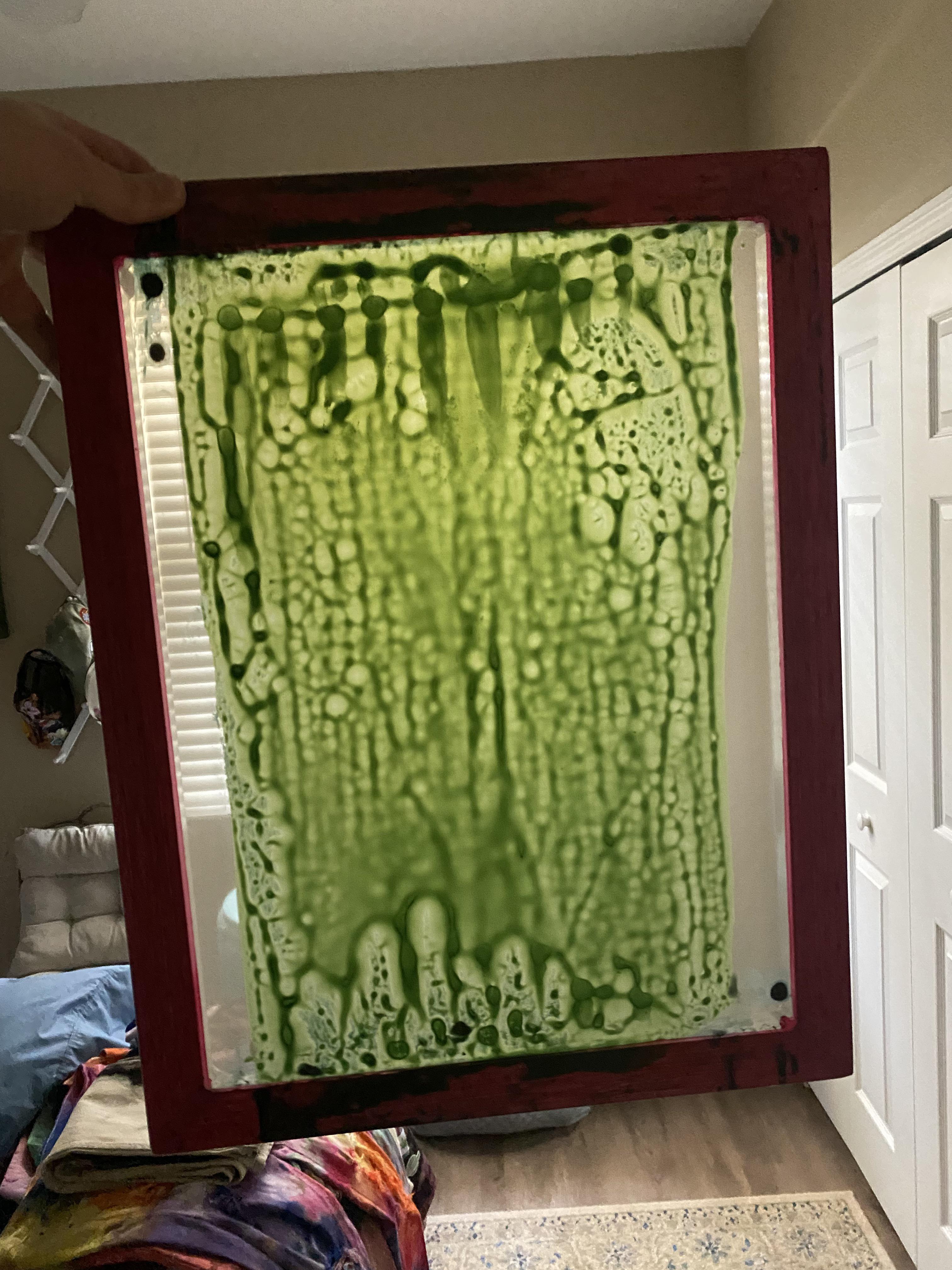 Degreased all my screens, and washed them out for the first time. Used