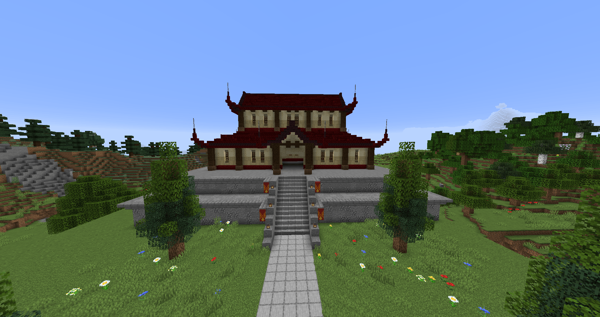 Fire Nation Inspired Temple Minecraft