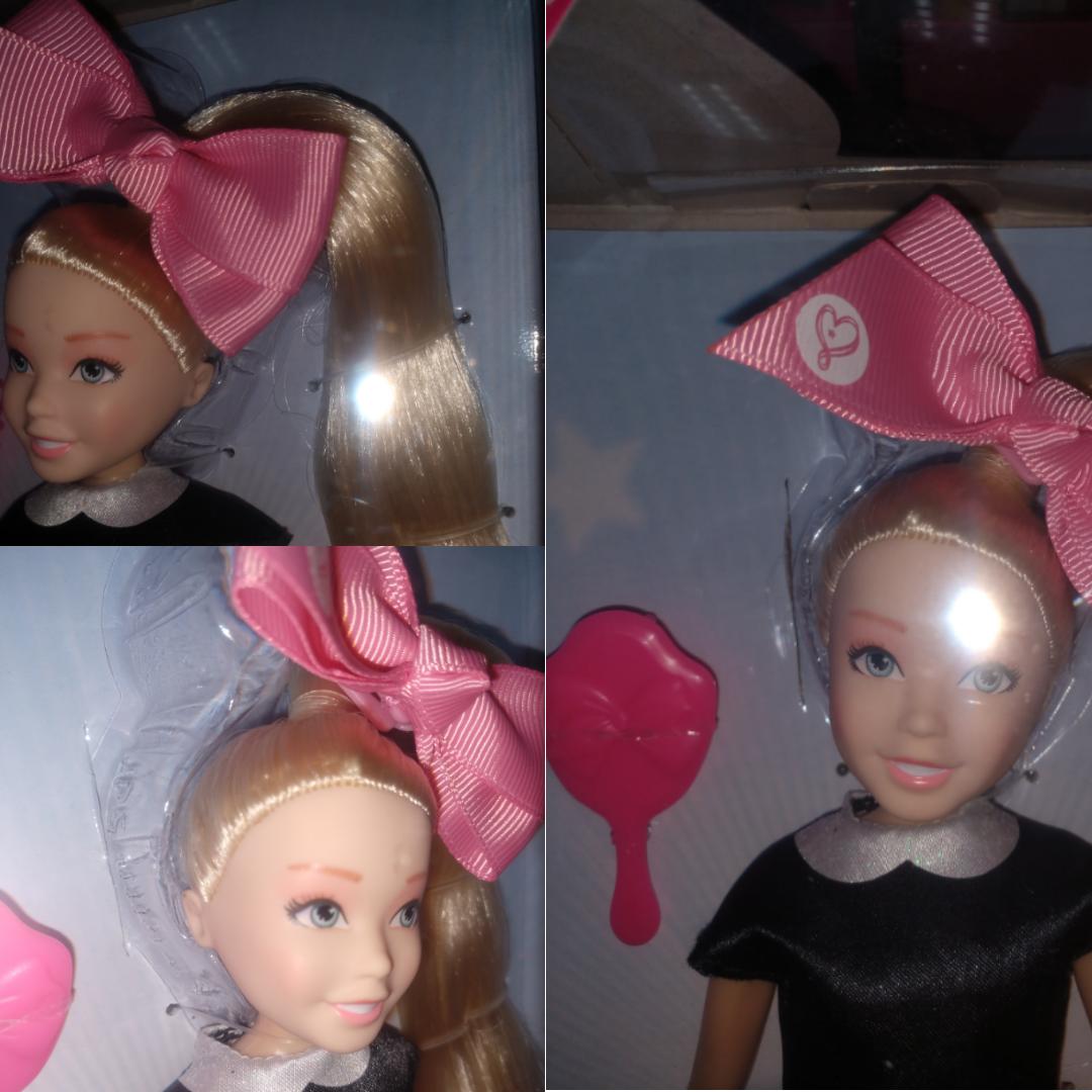 This JoJo Siwa doll has the same hairline as the real person r