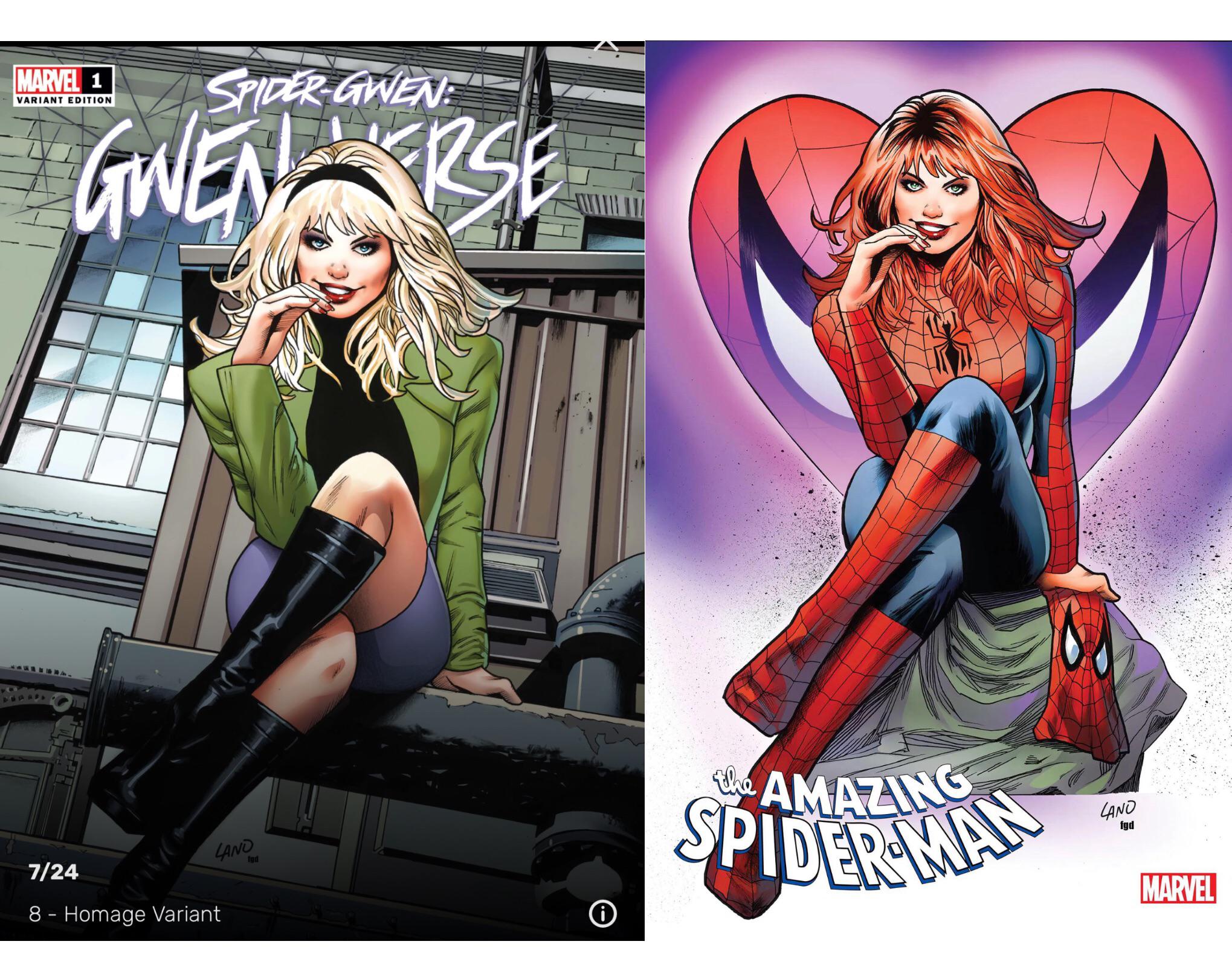 Greg Land has gone fullcircle and traced himself