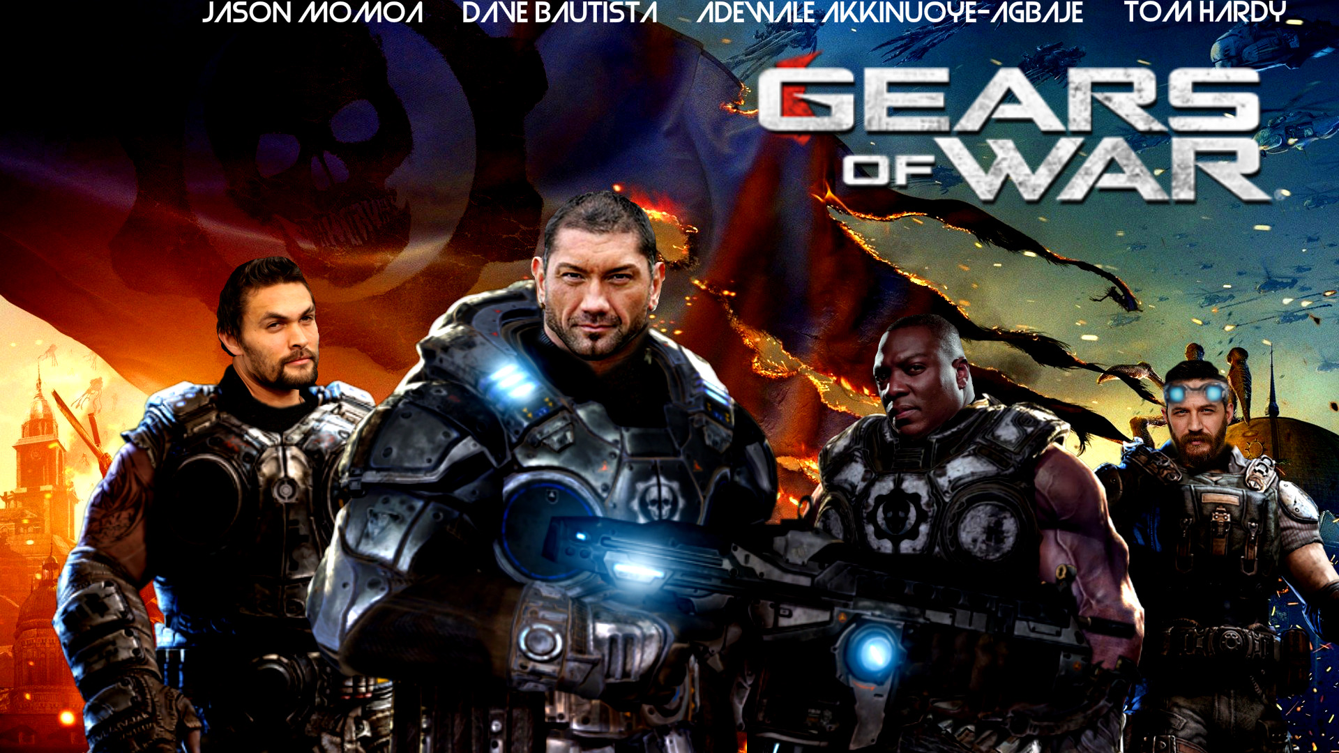I created a Gears of War movie poster r/GearsOfWar