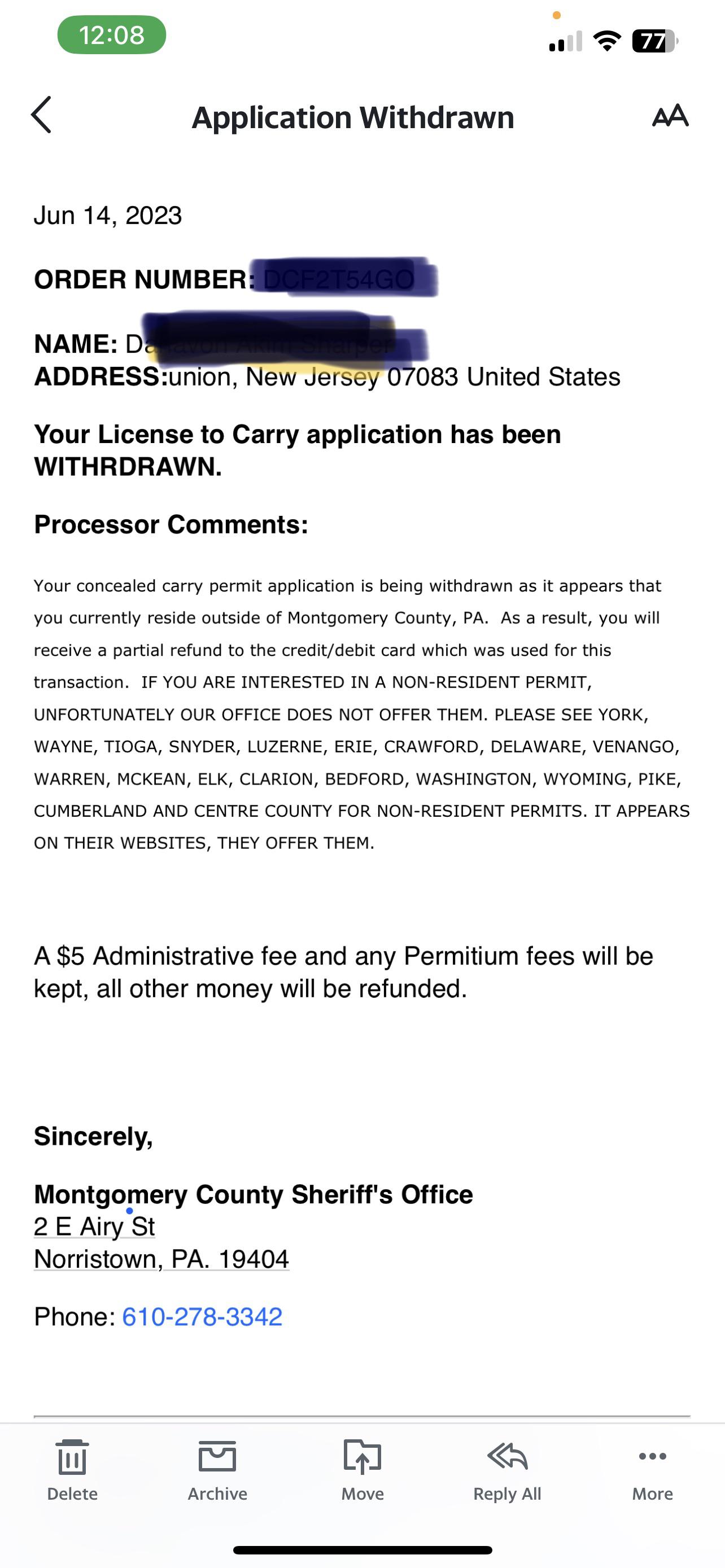 Pa carry permit r/NJGuns