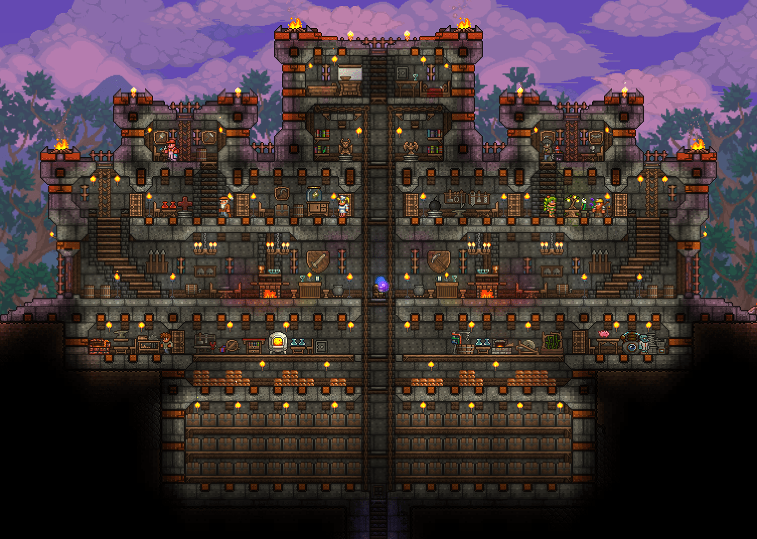 The Copper Castle (Early Game) r/Terraria