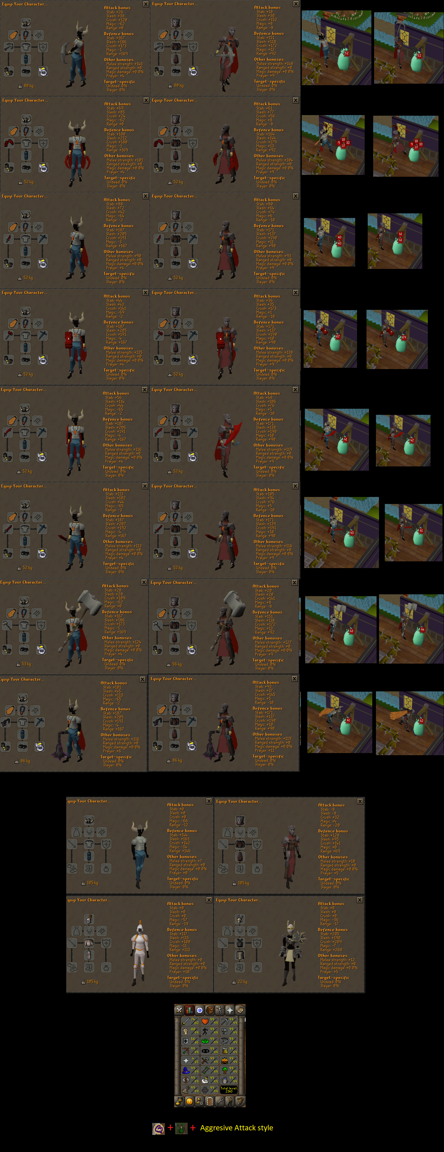 A bit of perspective 60 Zerk meta Vs Inquisitors Armour 2007scape