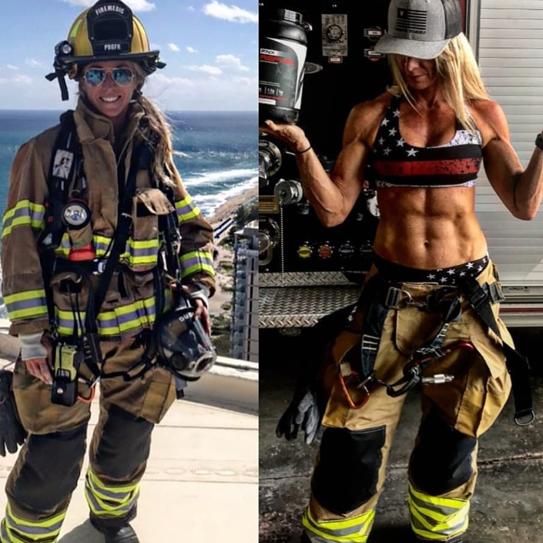 Female firefighter : fitgirls