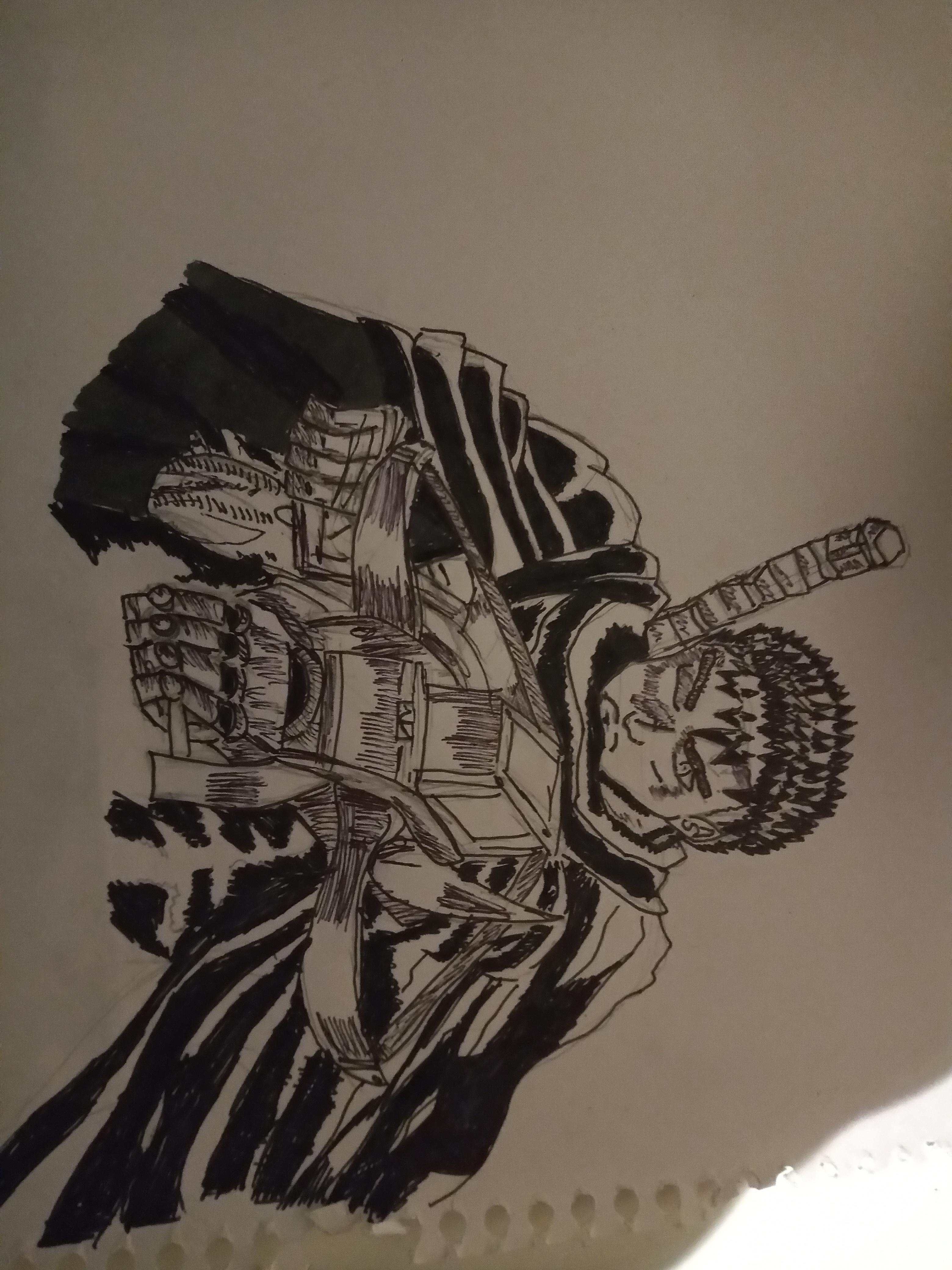 First Drawing Of Berserk Ever Rberserk