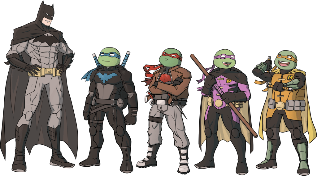 Teenage Mutant Ninja Turtles X Batman Teenage Mutant Robin Turtles
