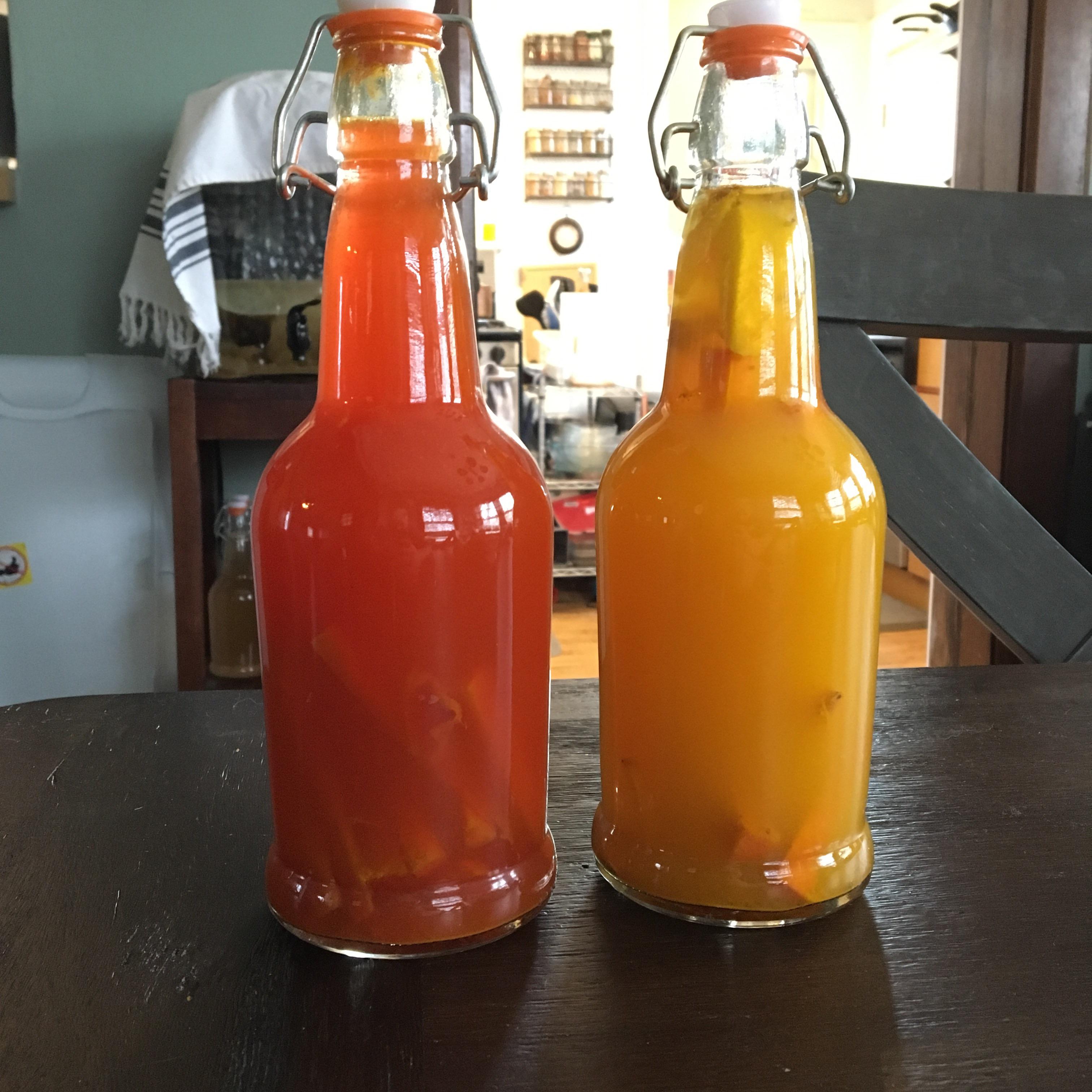 Carrot ginger turmeric booch r/Kombucha