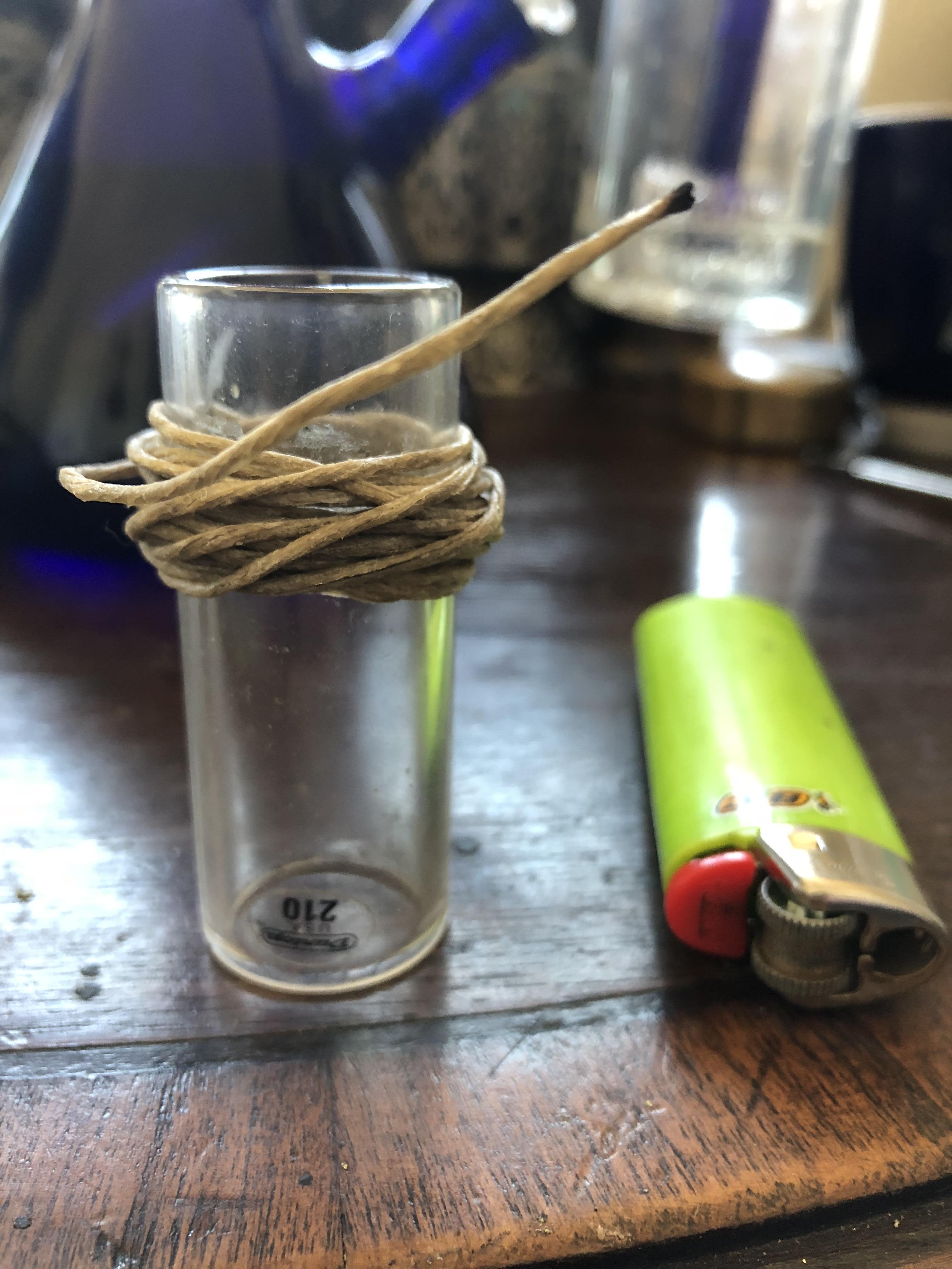 Guitar slide hemp wick holder r/StonerEngineering