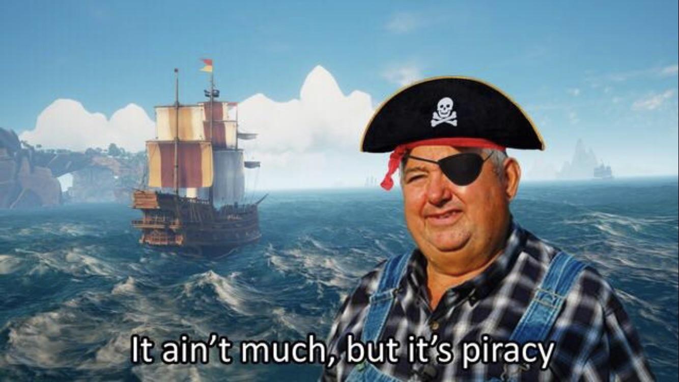 When you steal a meme off the Sea of Thieves subreddit Seaofthieves