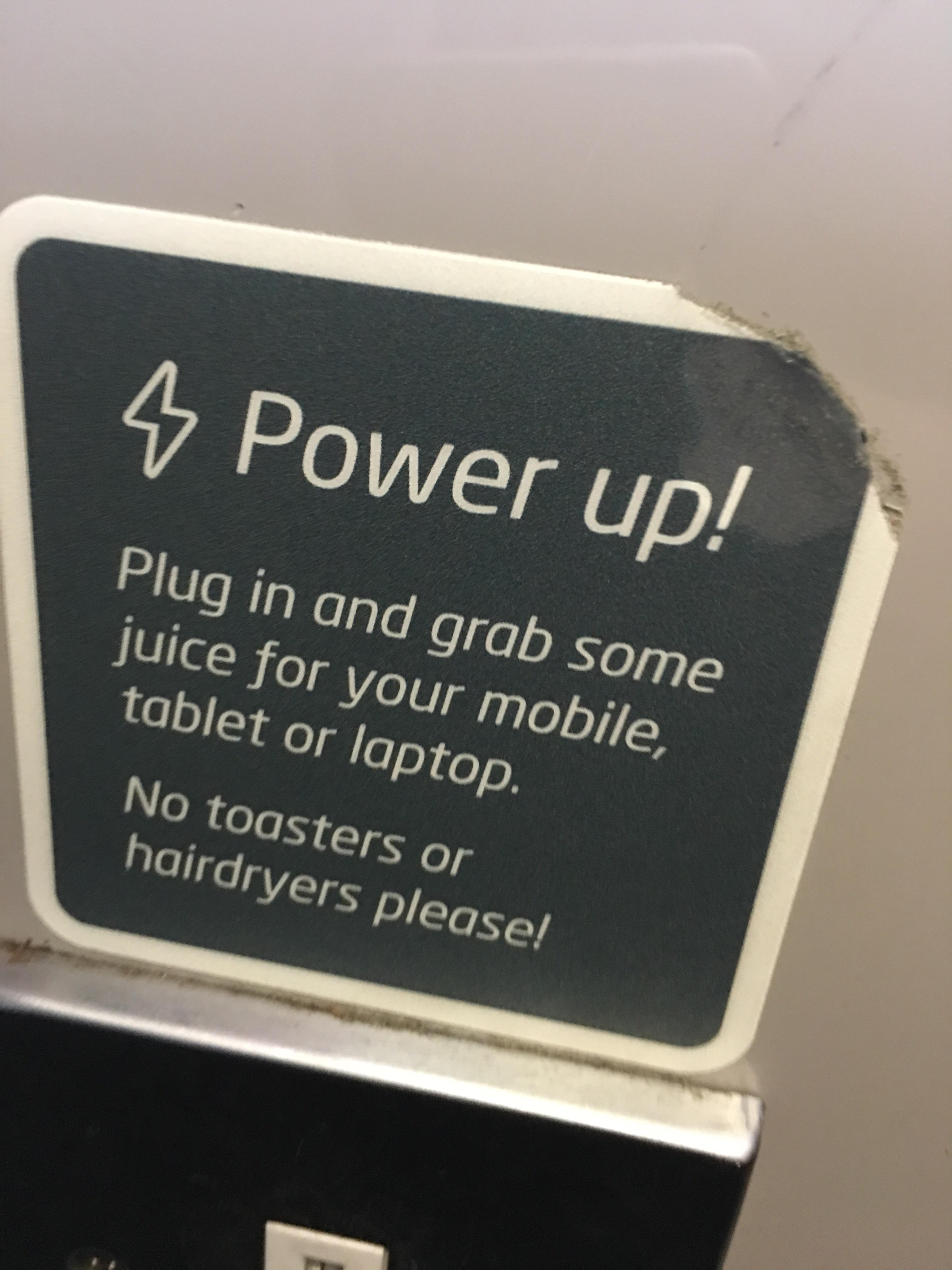 Come on Virgin Trains! You’re telling me I put my toaster in my hand