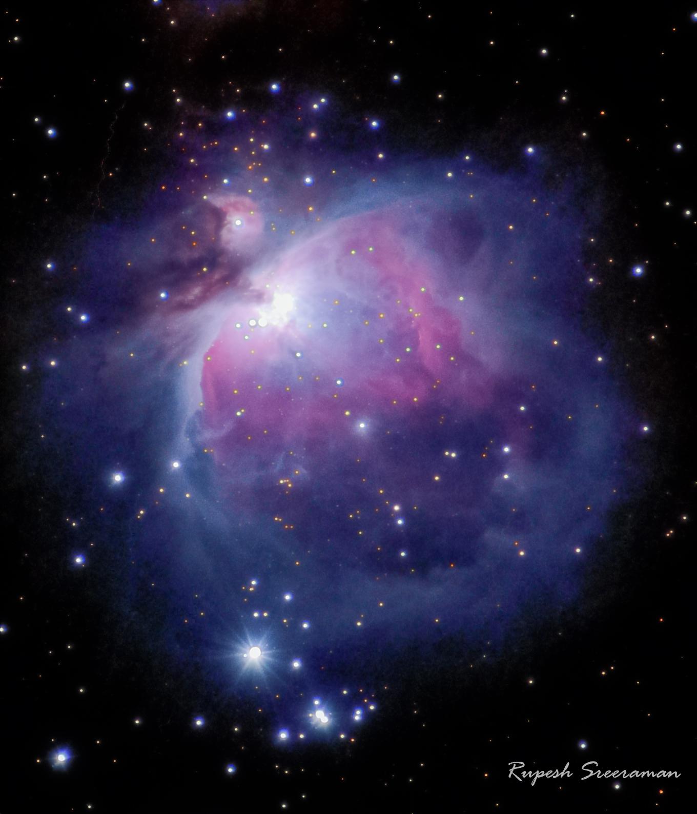 Orion nebula 300mm kit lens r/astrophotography
