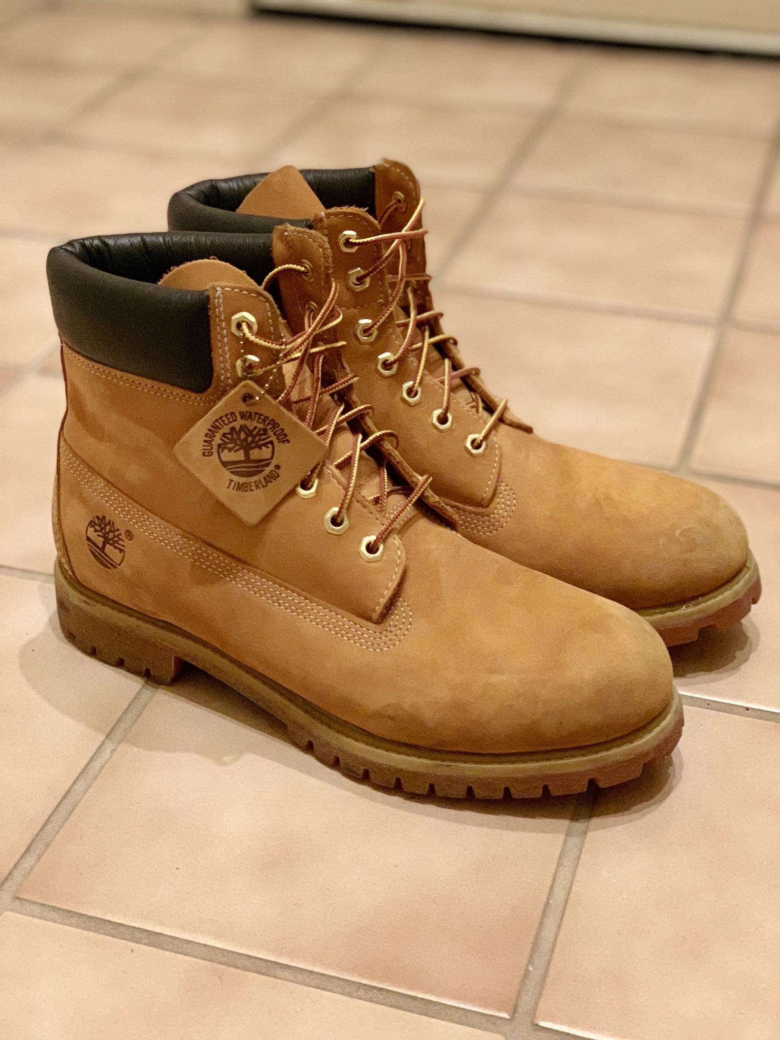 Timberlands for 15 after 50 off r/ThriftStoreHauls