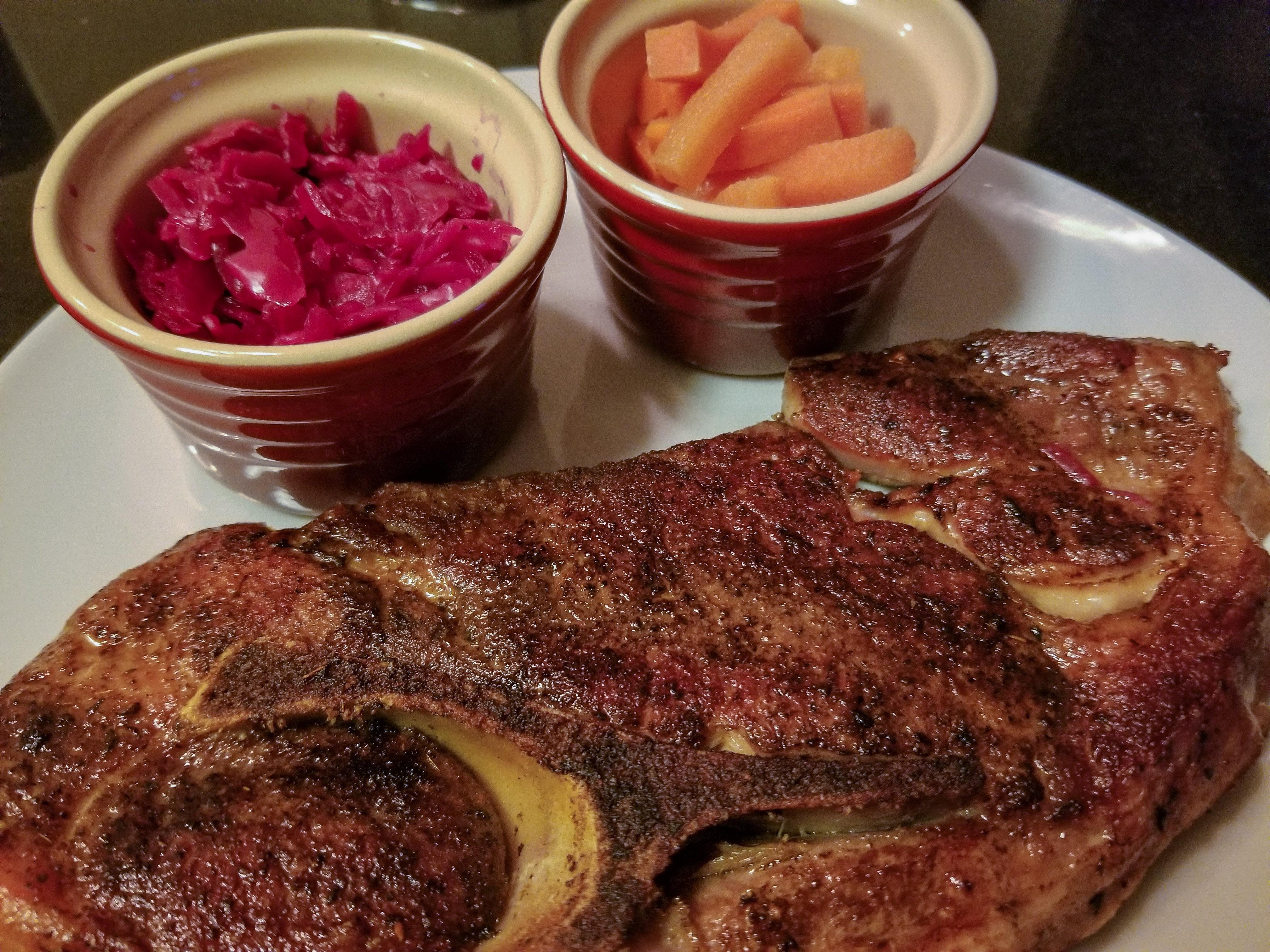 Pork Shoulder Steak Seasoned with Penzeys Arizona Dreaming, 24hr 145F