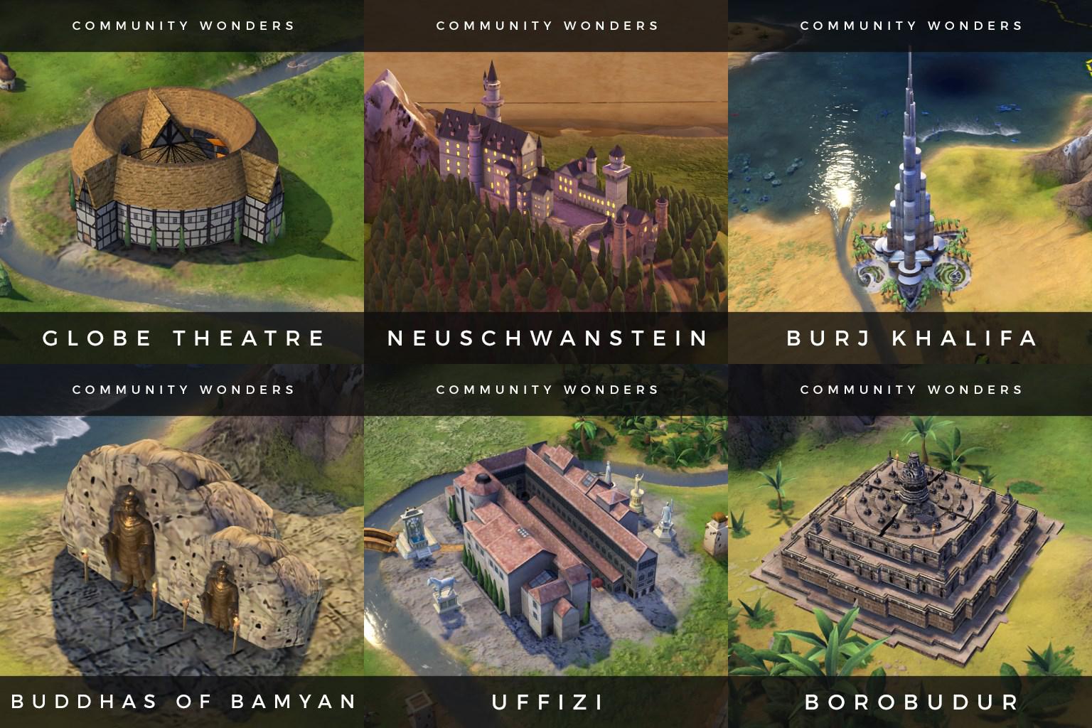 New World Wonders released for Civilization VI! r/civ