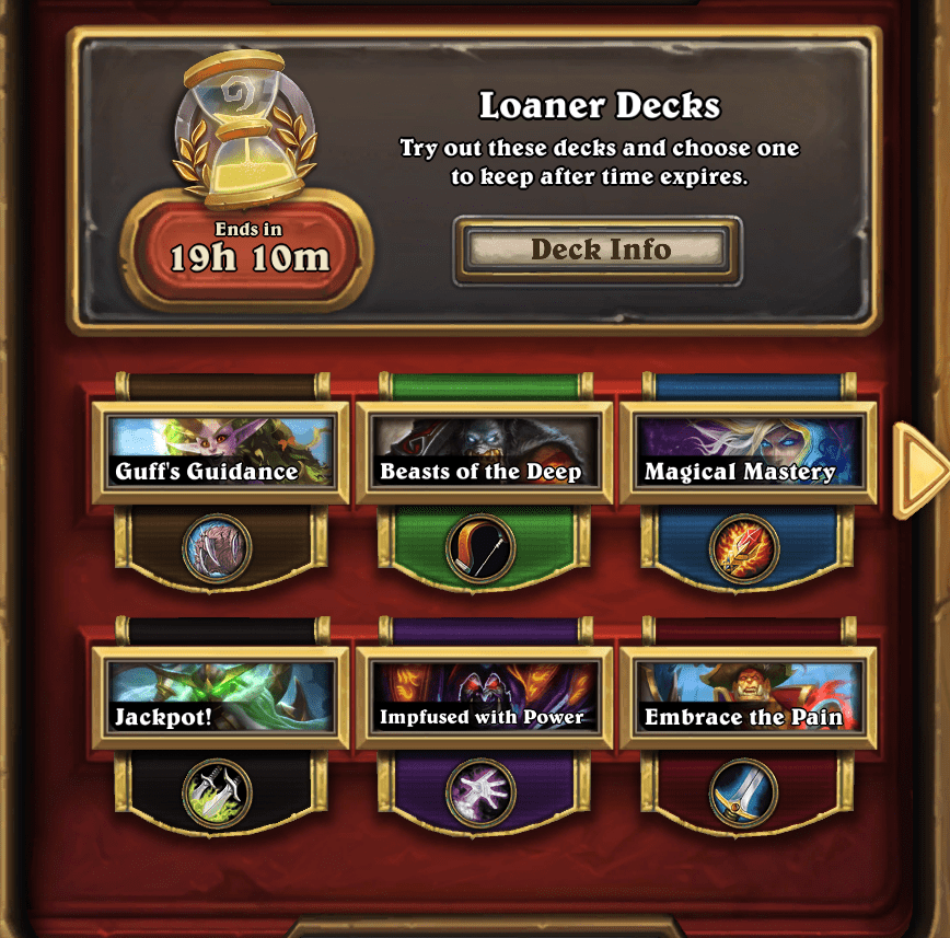 Which Loaner deck is the best guys? I don't care about preferences or