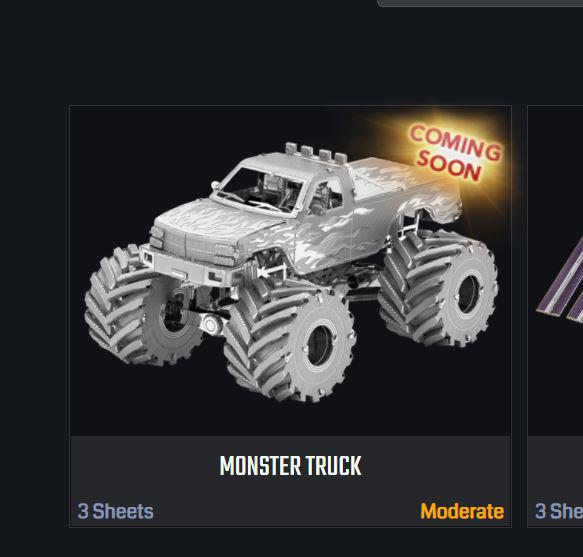 Monster Truck Co"meh"ing Soon r/metalearth