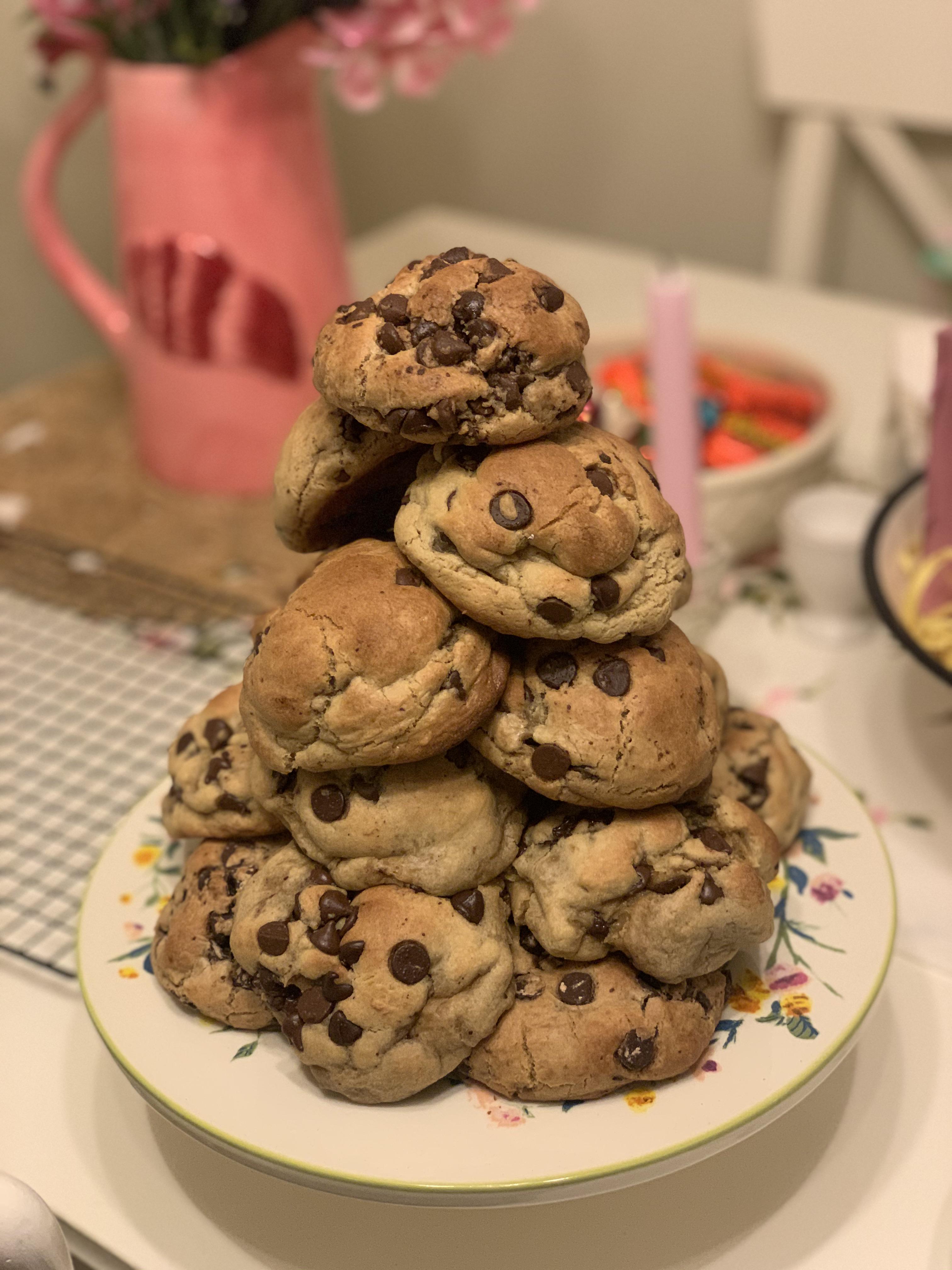 This is what 2 dozen Levain cookies looks like (Joshes Recipe