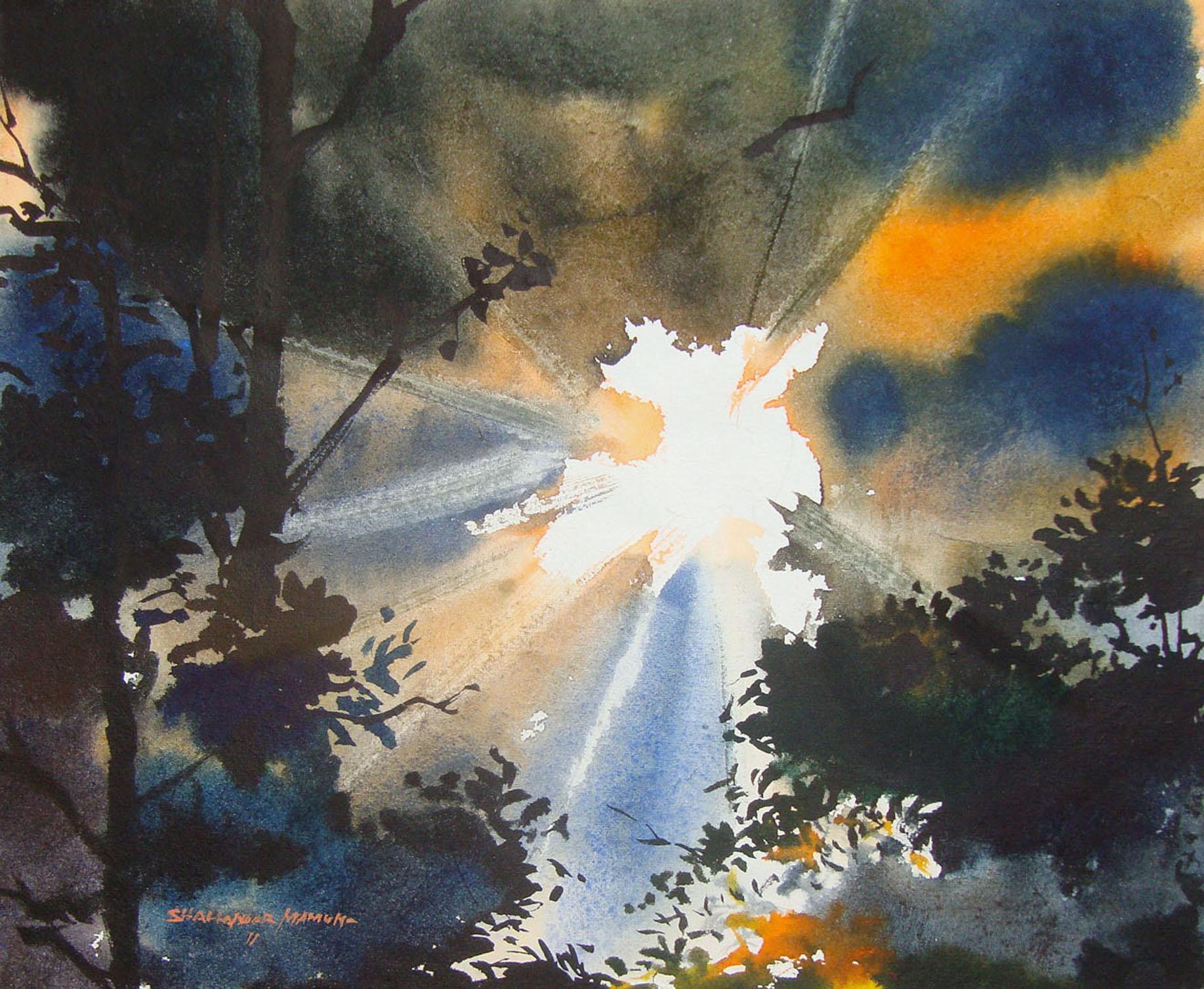 Sunlight. Watercolor. 23cm x 20cm r/watercolor101