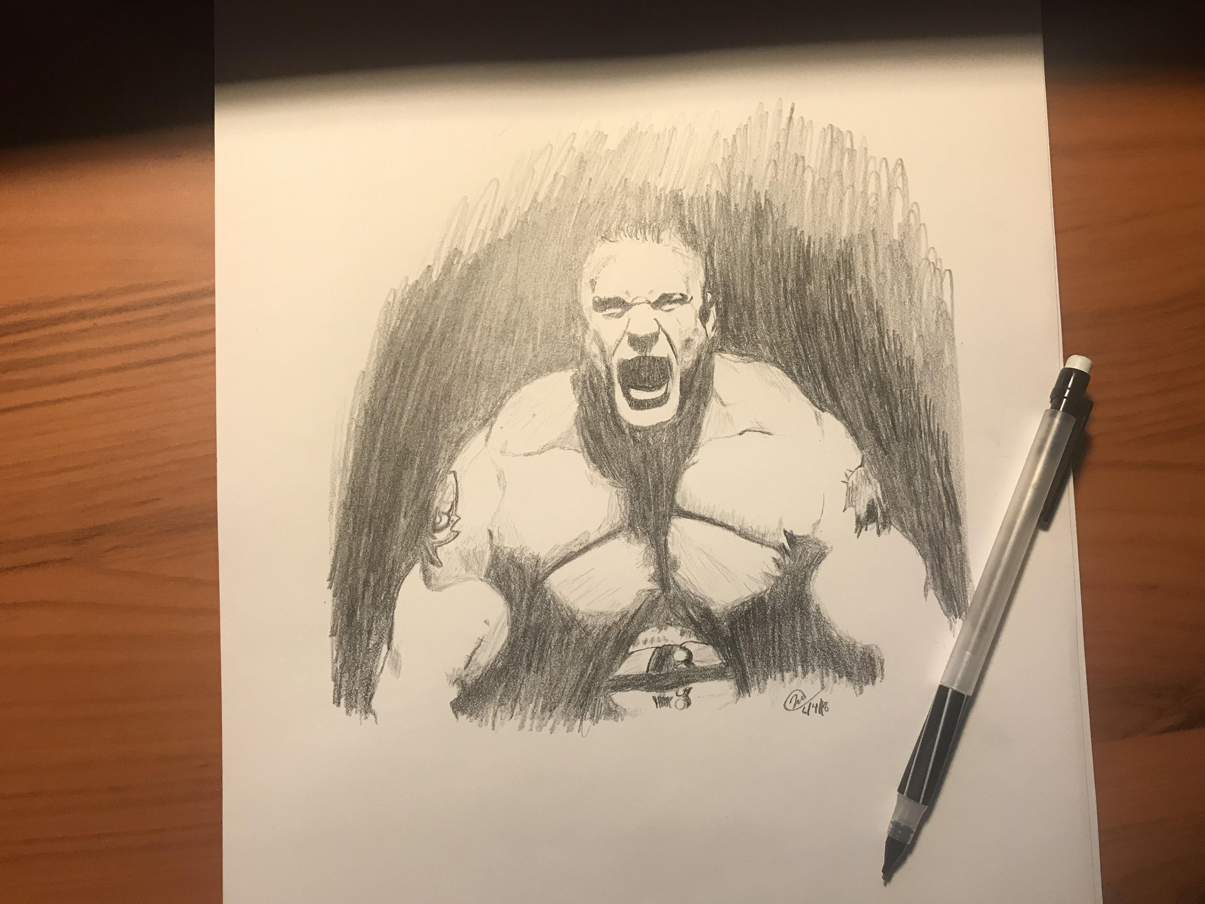 Brock Lesnar Logo Drawing