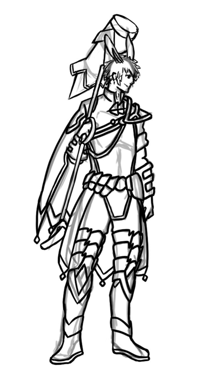 I did a remake of an old design I made of a concept for a Hammer Job