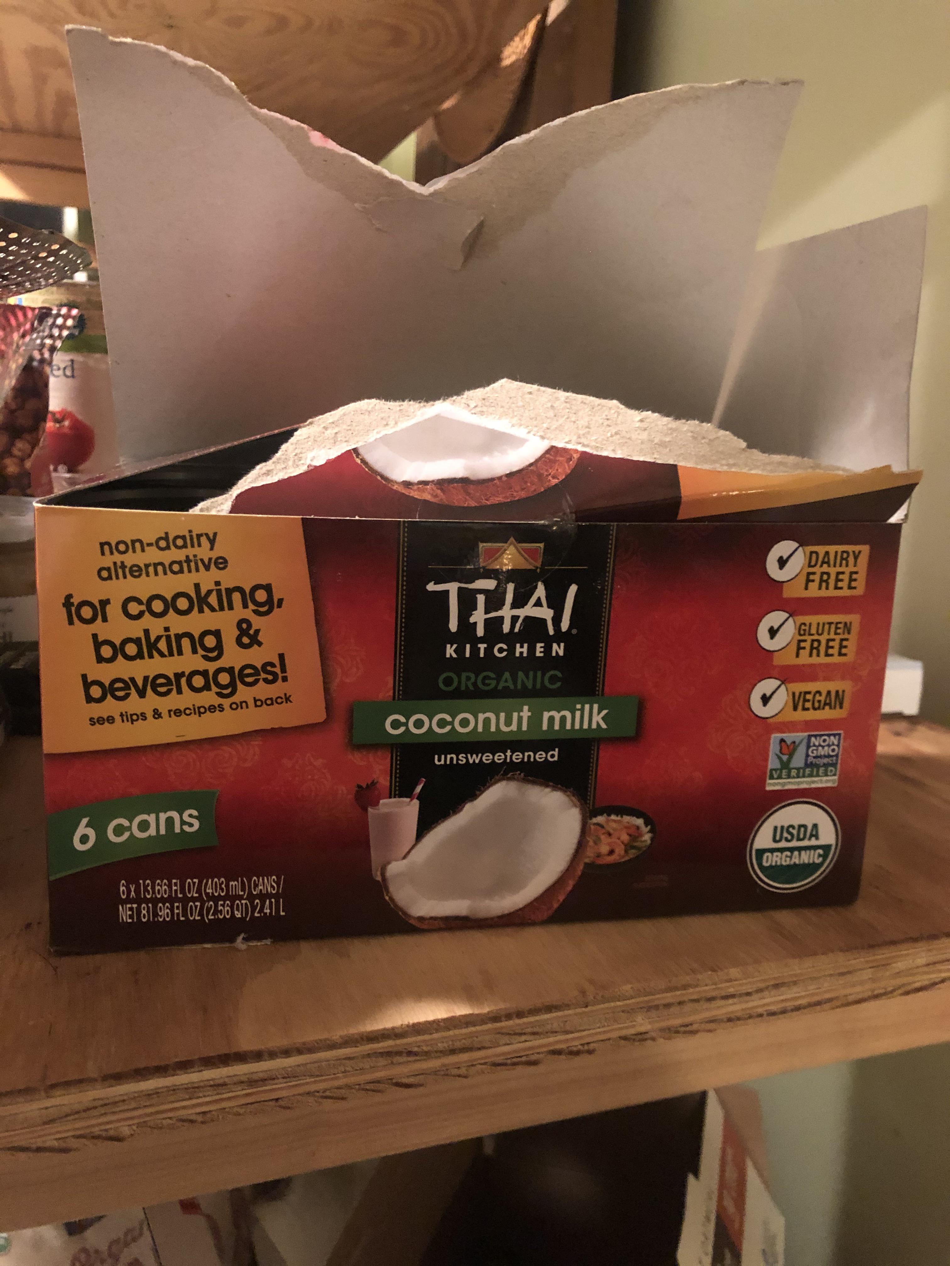 Unhappy with this coconut milk if I return the 5 unopened cans, where