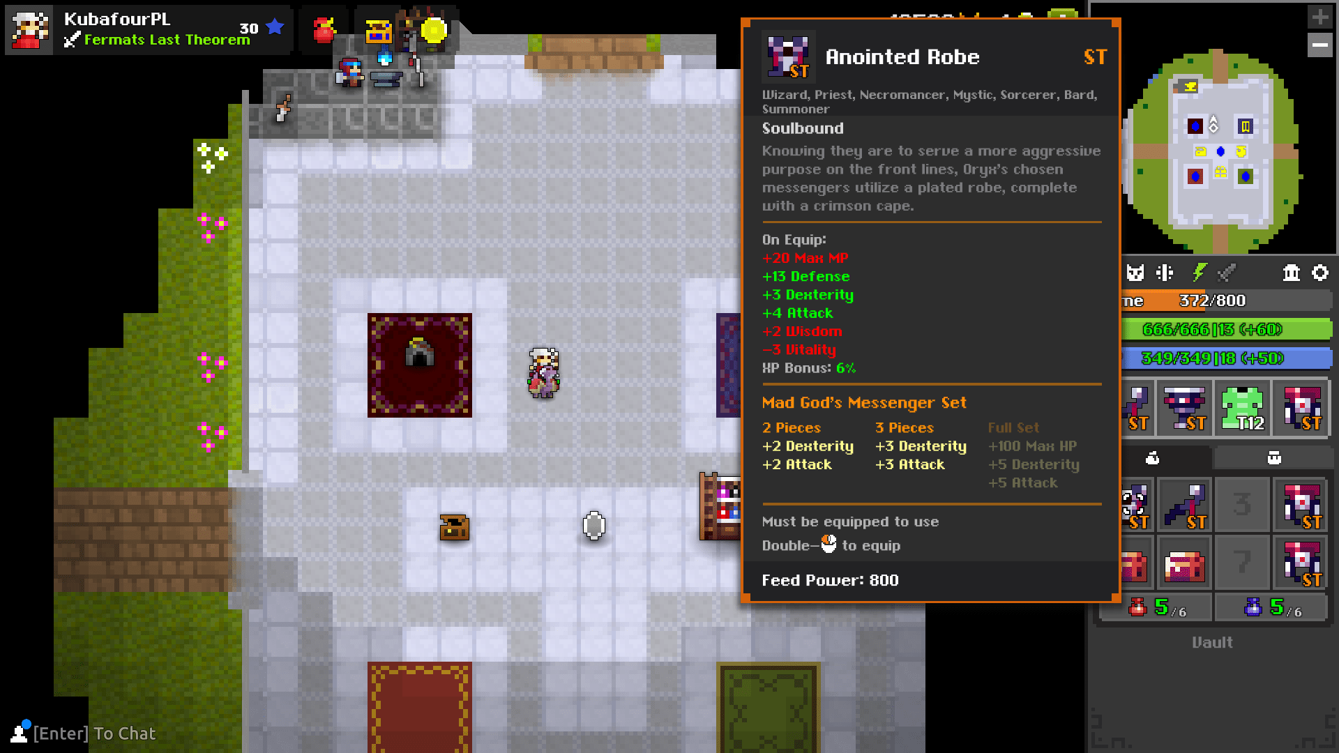 I farmed so hard to get this robe and I finally got it... from a free