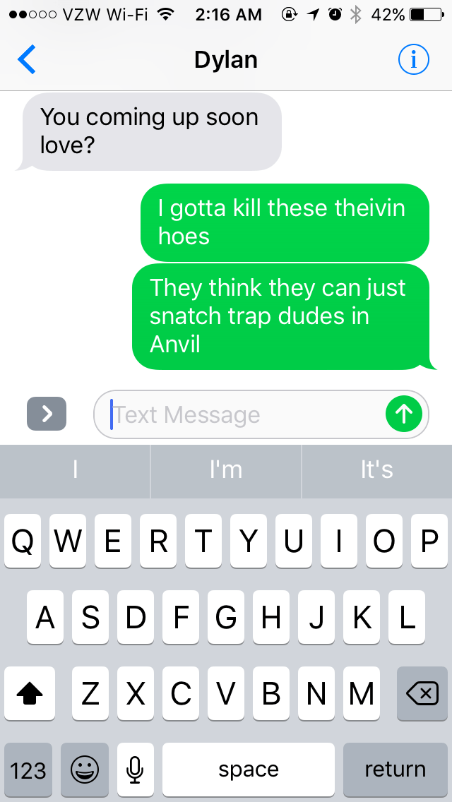 The thievin' hoes of Anvil oblivion