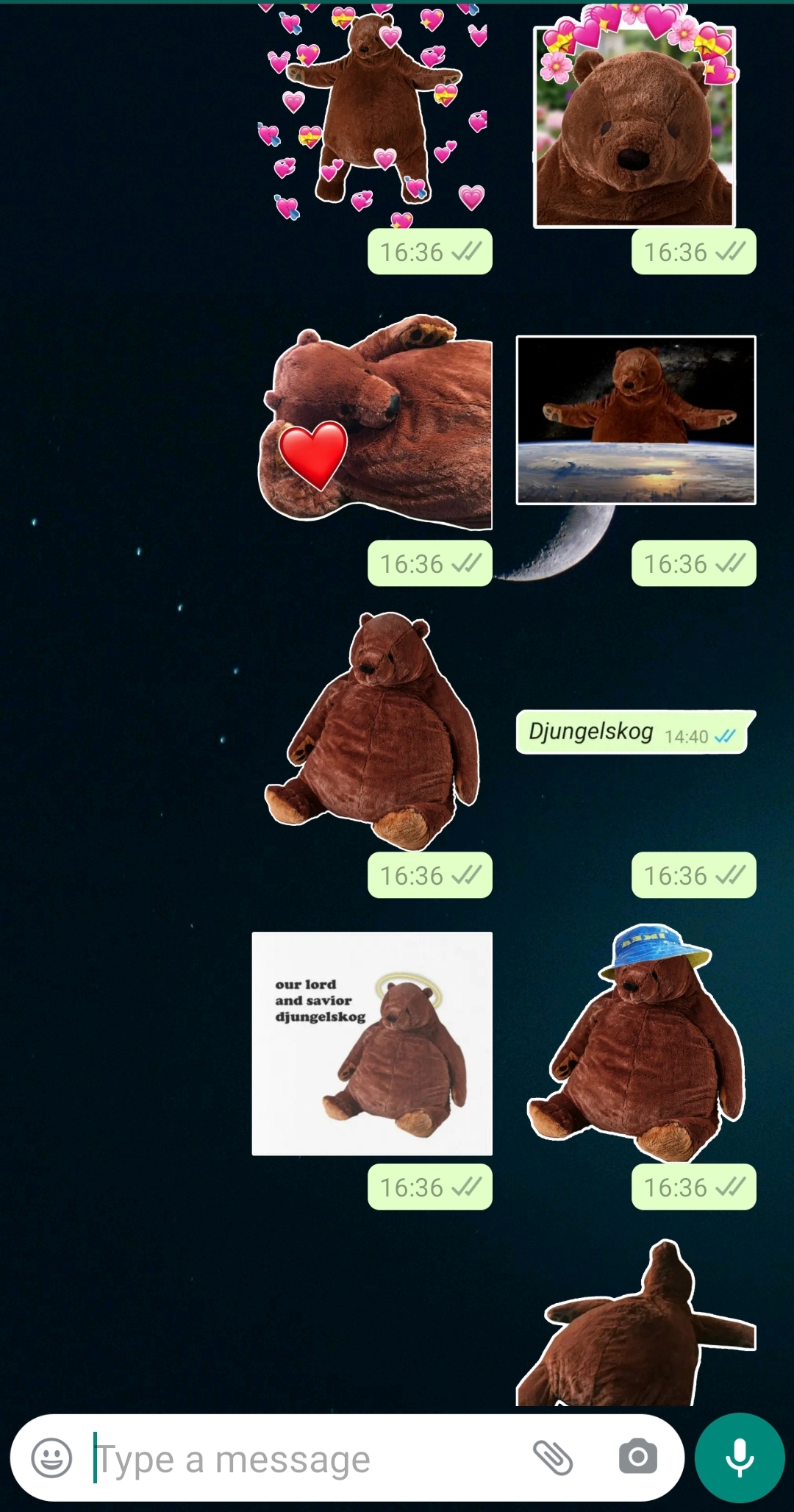These WhatsApp Stickers i made are the best thing ever! r/Djungelskog