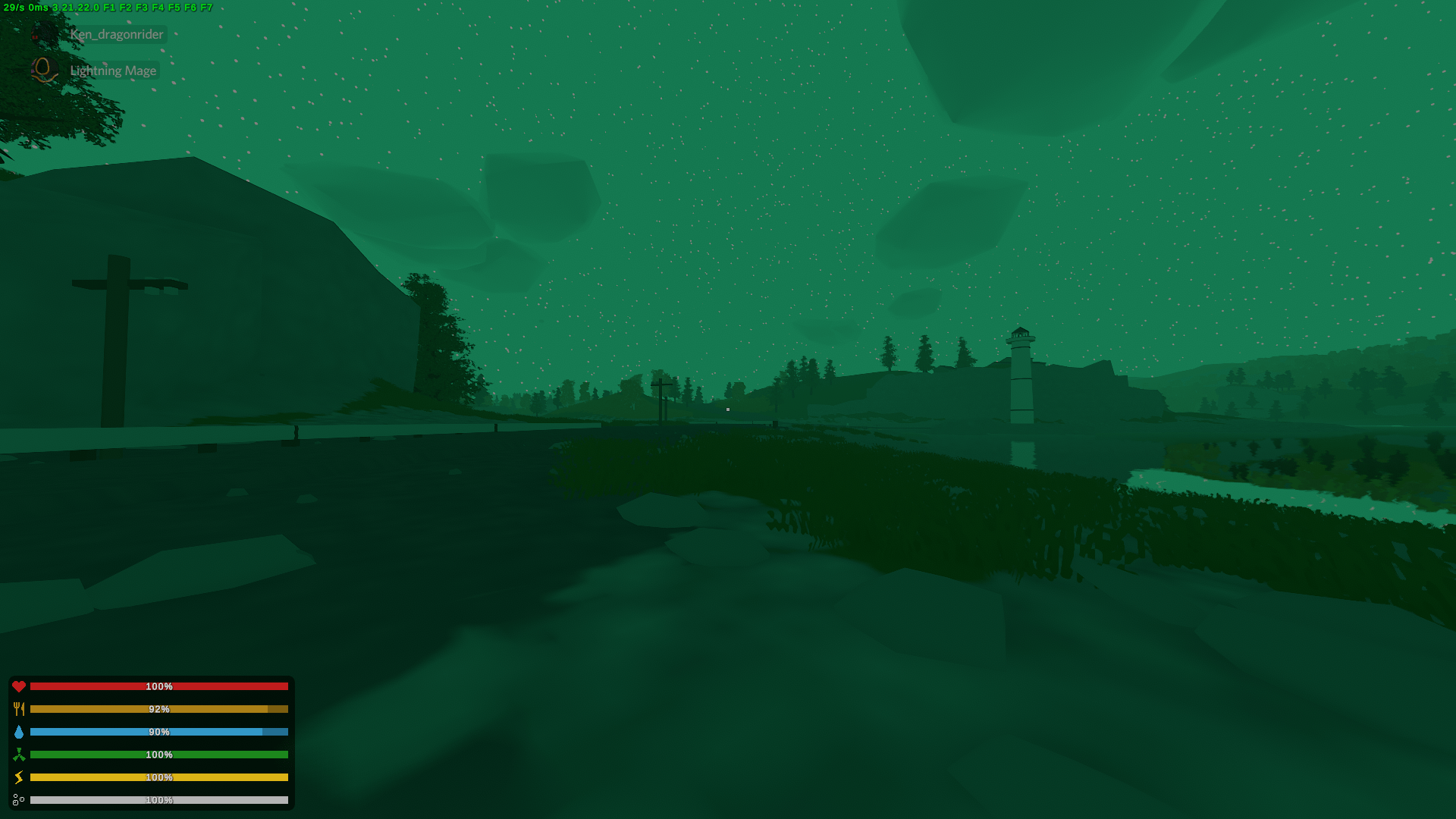 I'm having a problems with night vision in Unturned (images below) does