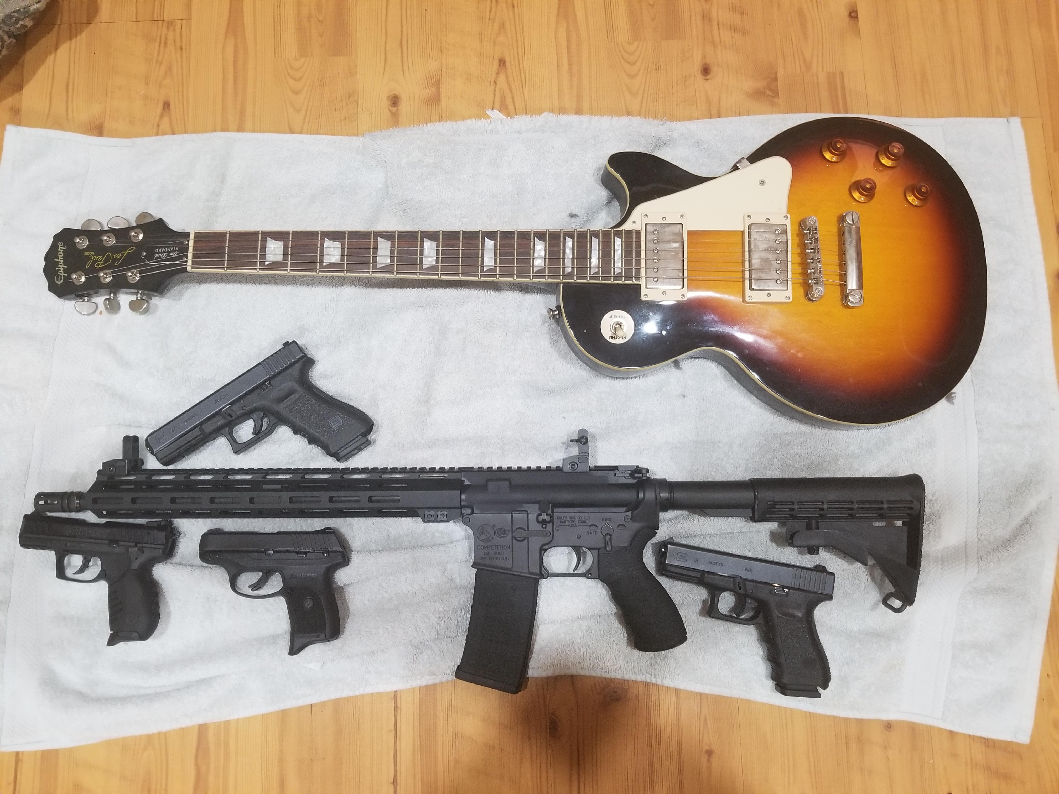 Guitars and guns. r/guns