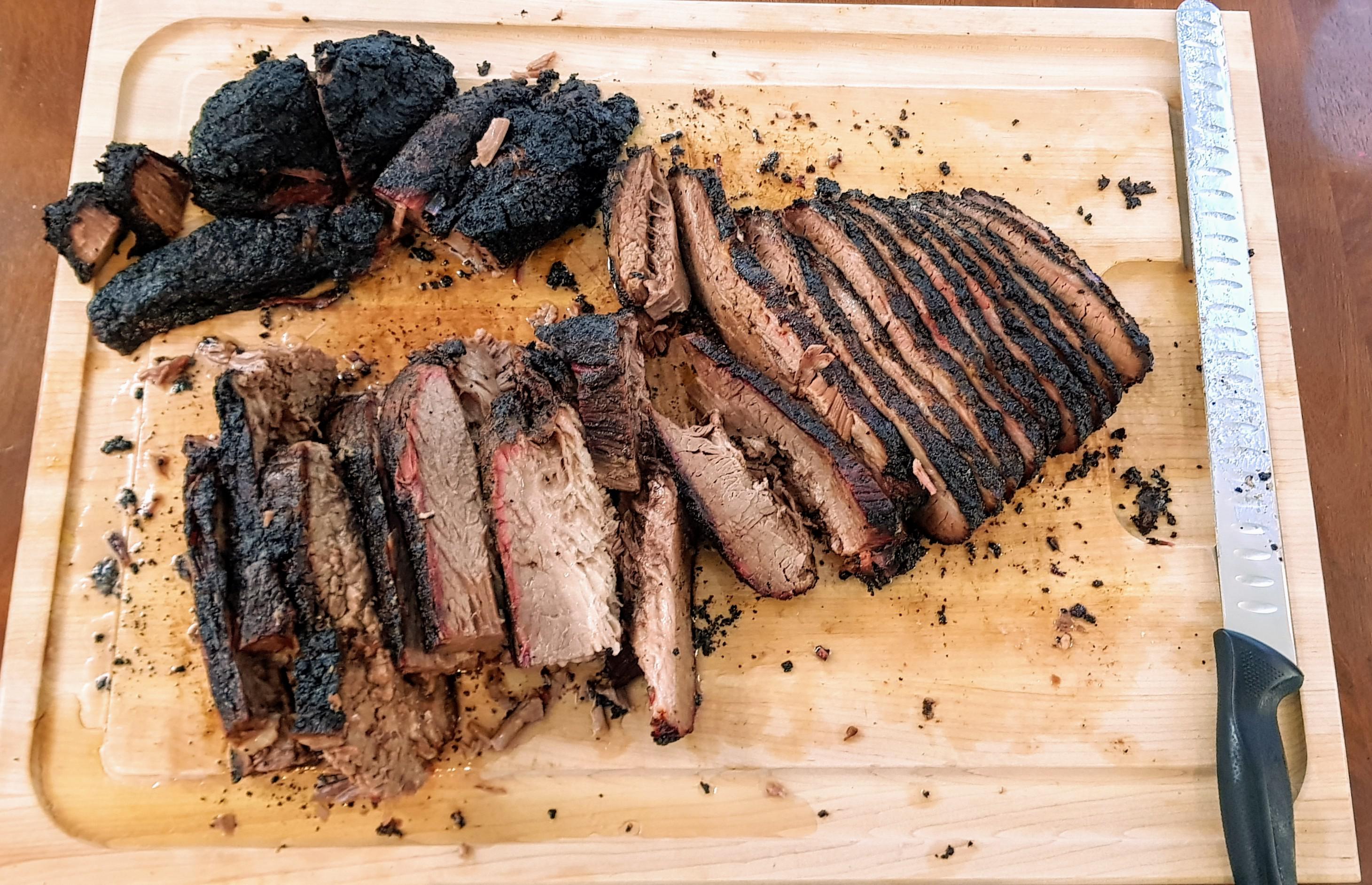 Second attempt at a full packer brisket on the Kamado. Pretty happy