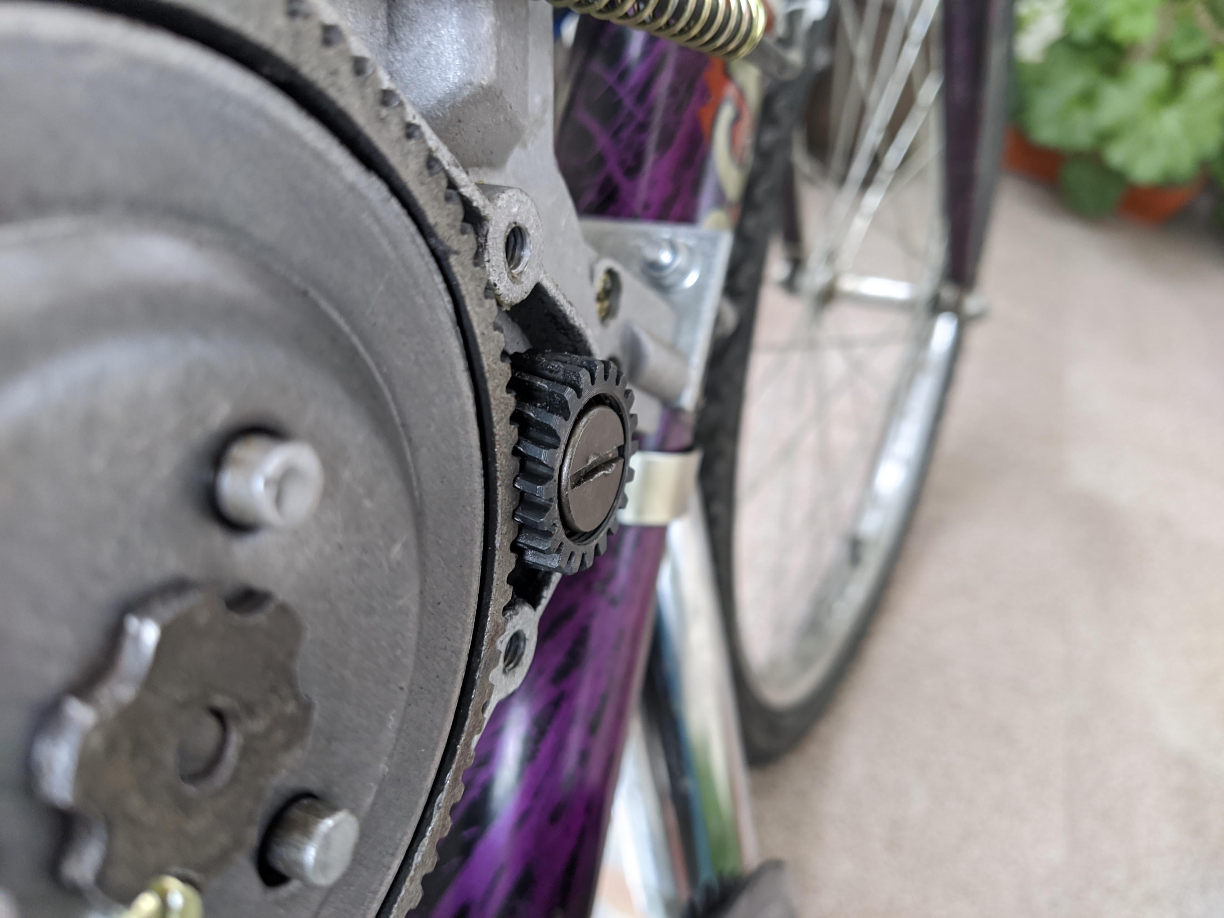 I took the bike for a ride and noticed a rattling sound from the