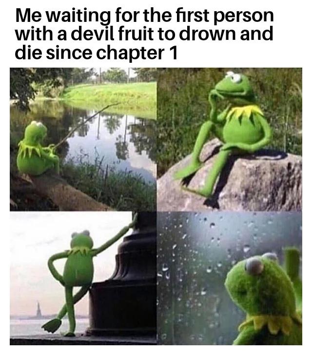 Apparently everyone can swim with a Devil Fruit MemePiece